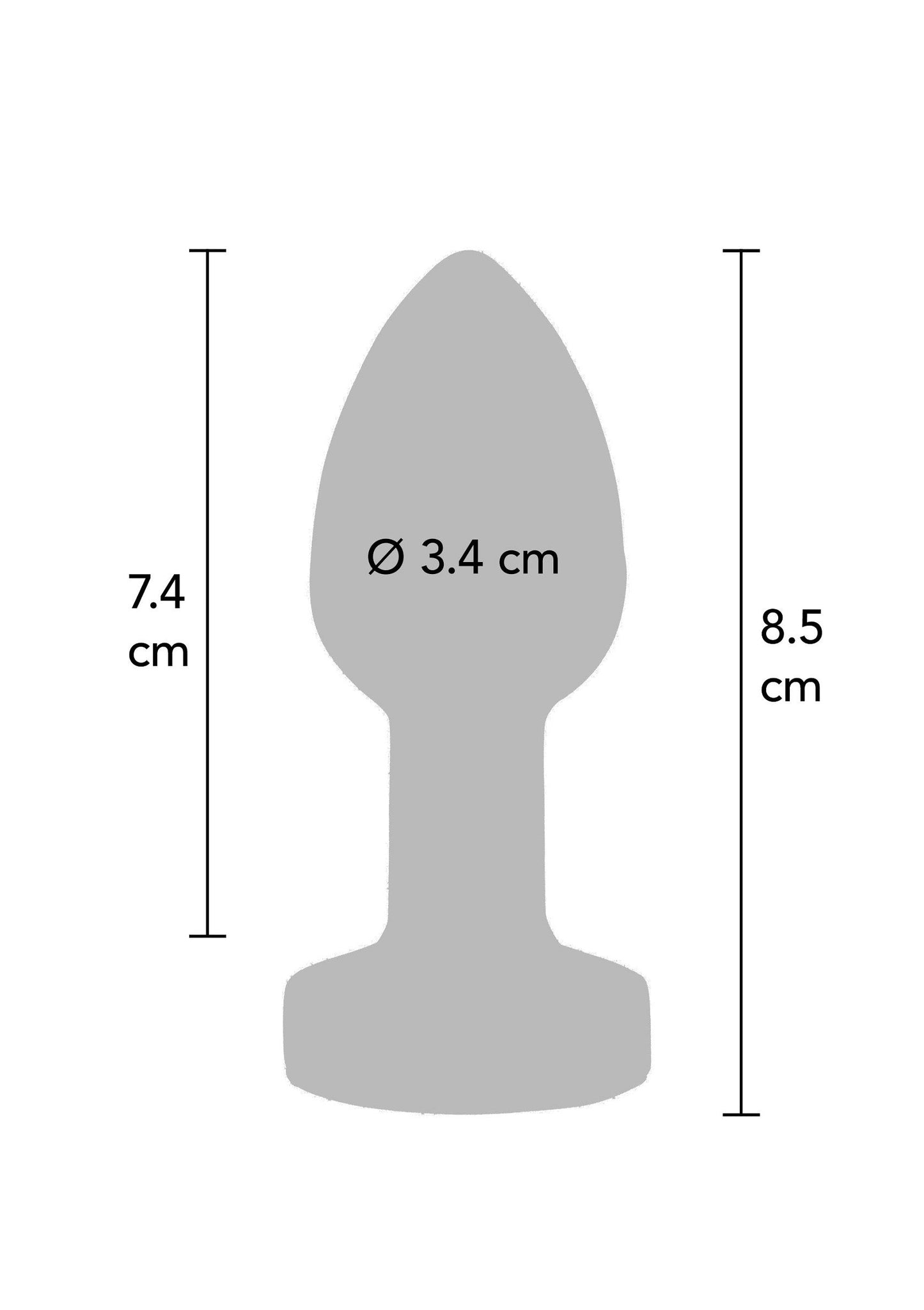 10056 toyjoy buttocks the glider vibrating plug medium
