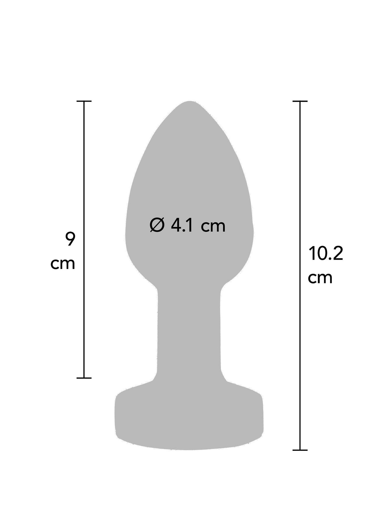 10057 toyjoy buttocks the glider vibrating plug large