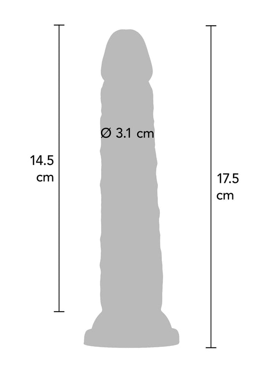 10117 toyjoy get real deluxe dual density dong tpe 175cm