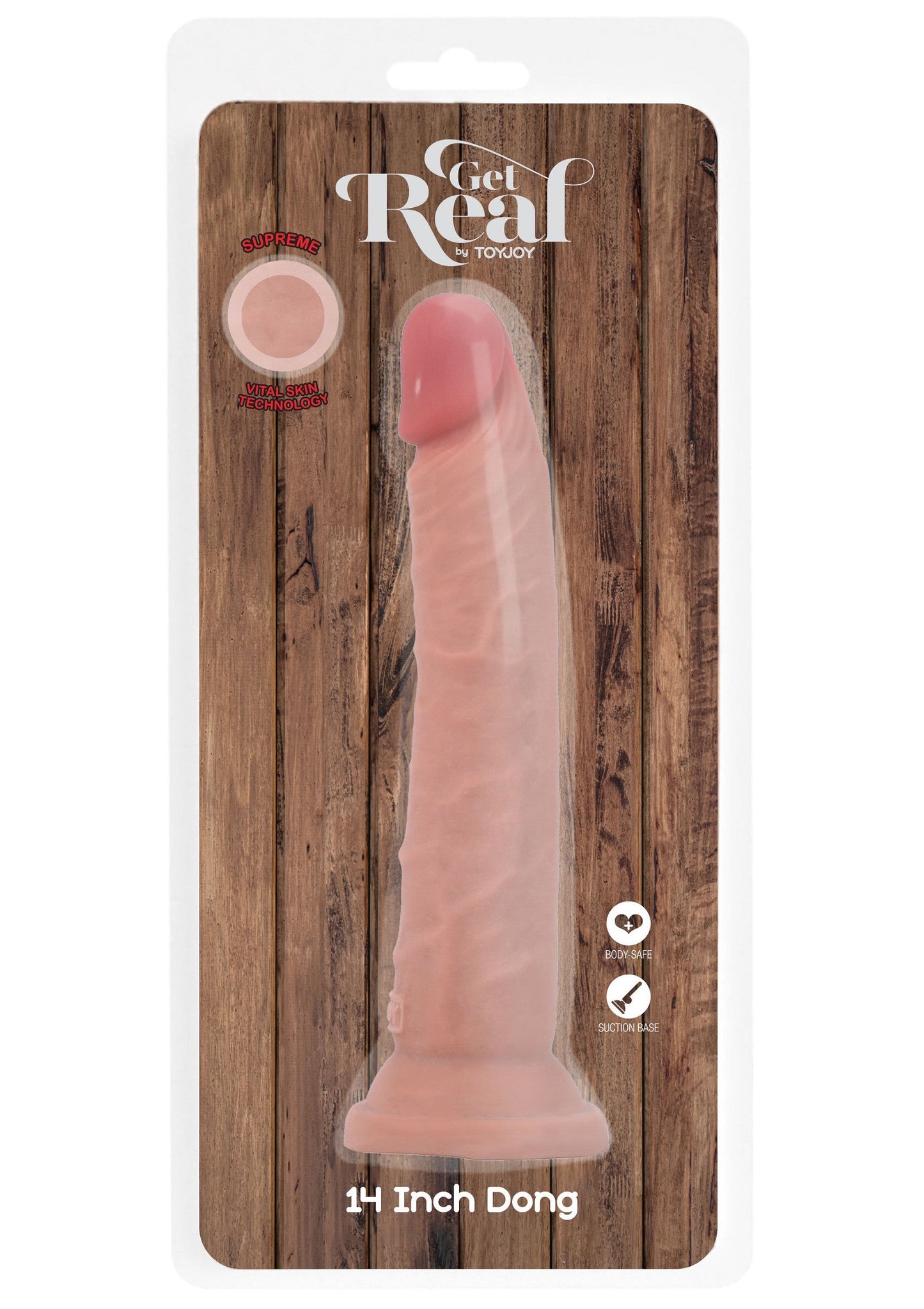 10123 toyjoy get real deluxe dual density dong tpe 26cm