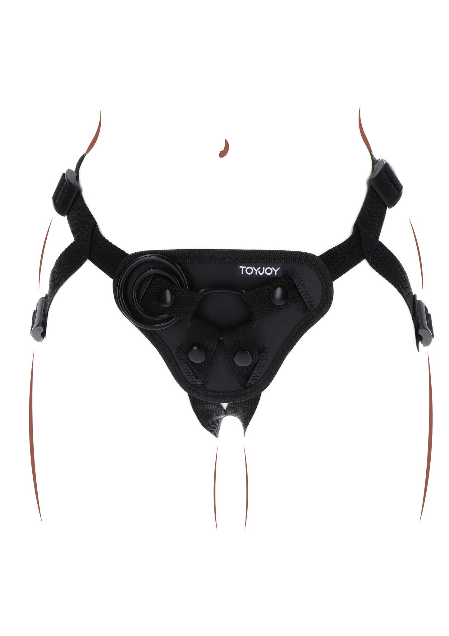 10140 toyjoy get real strap on harness