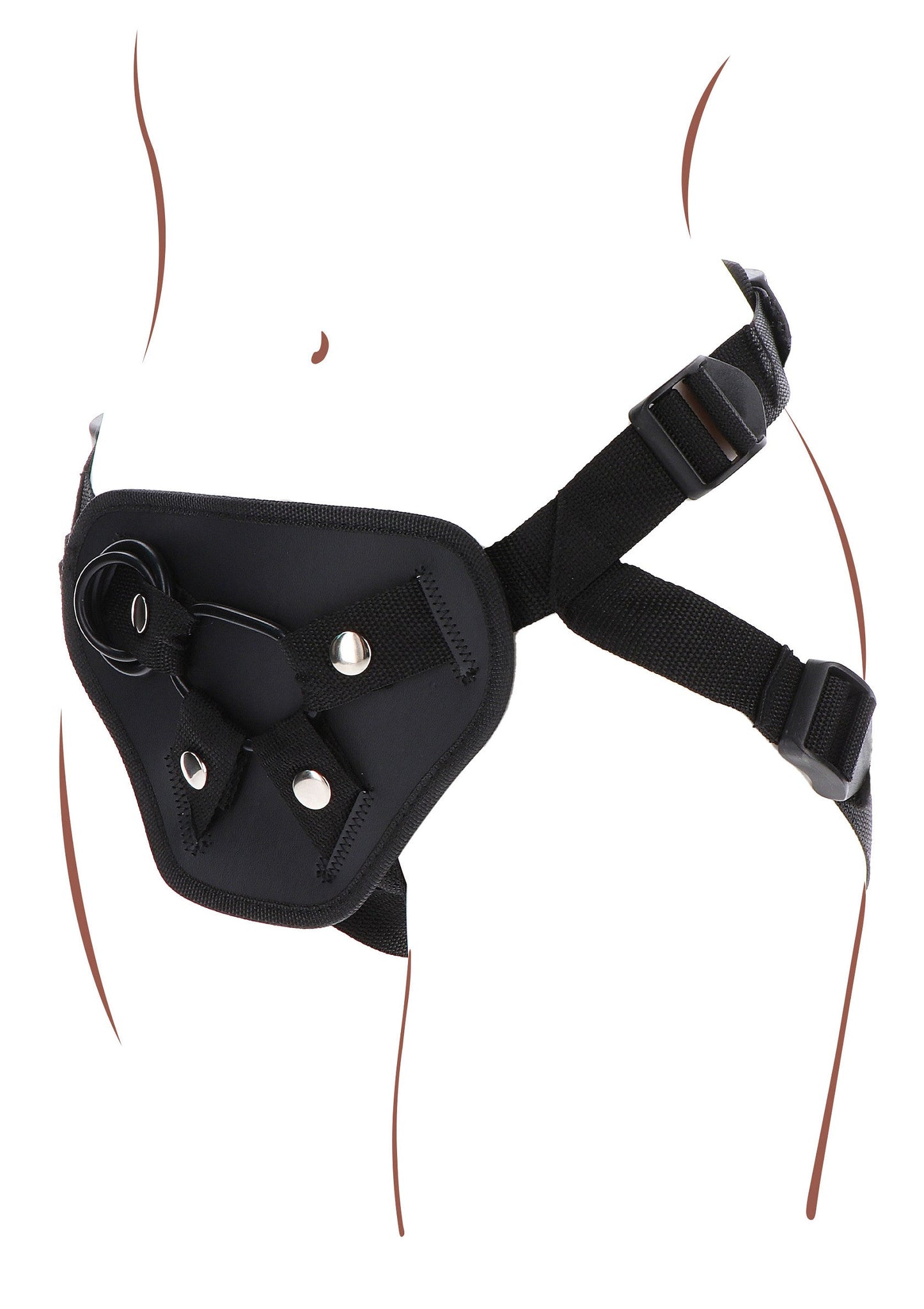 10143 toyjoy get real strap on full cover harness