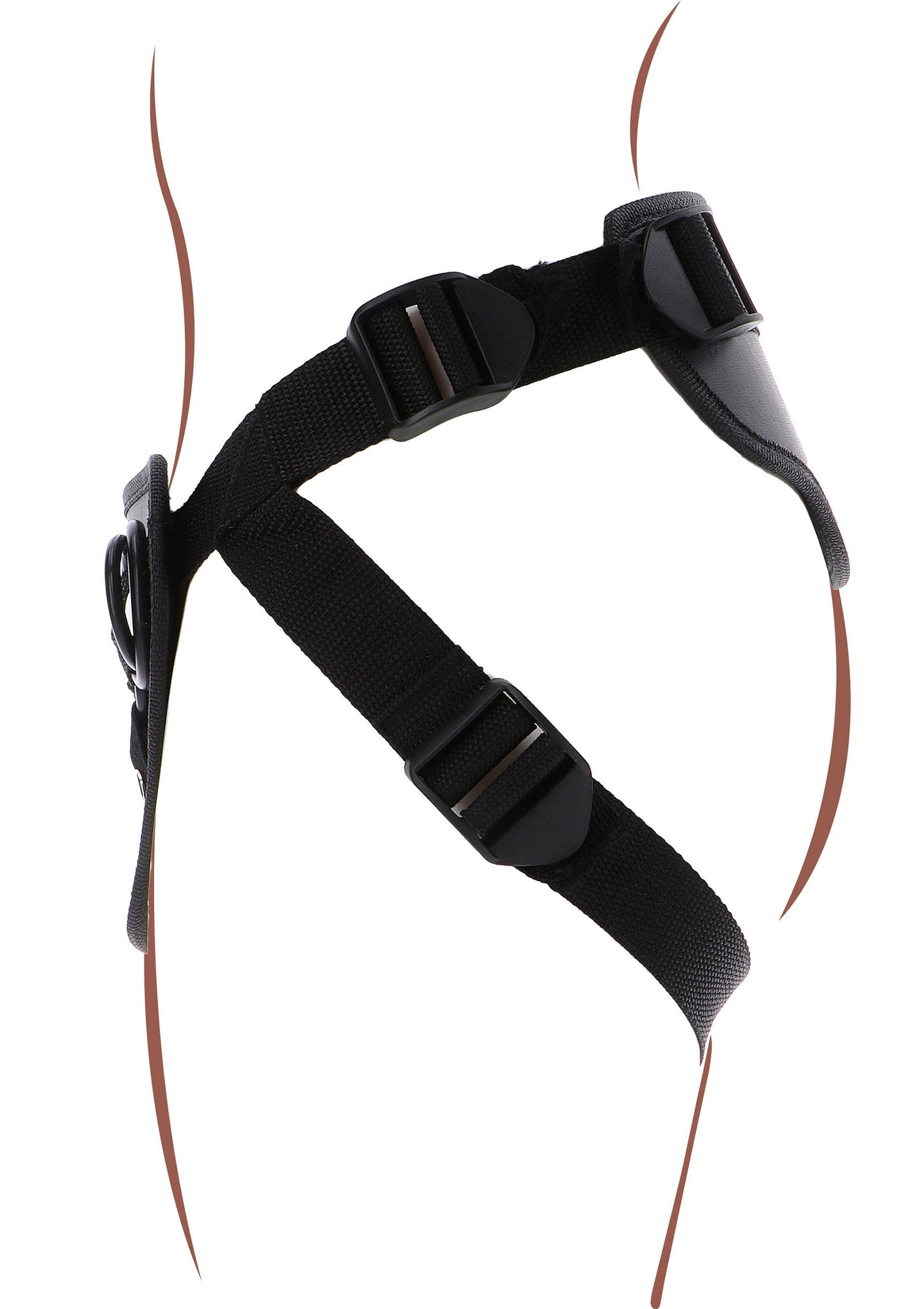10143 toyjoy get real strap on full cover harness