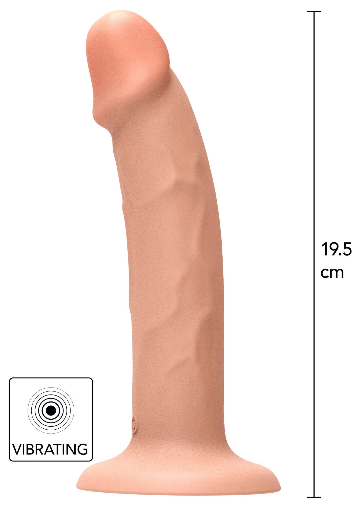 10150 toyjoy get real vibrating harness dong silicone 195cm