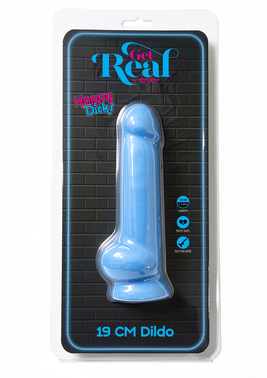 10181 toyjoy get real happy dicks dildo pvc 19cm