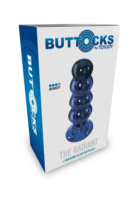 10217 toyjoy buttocks radiant vibrating glass plug