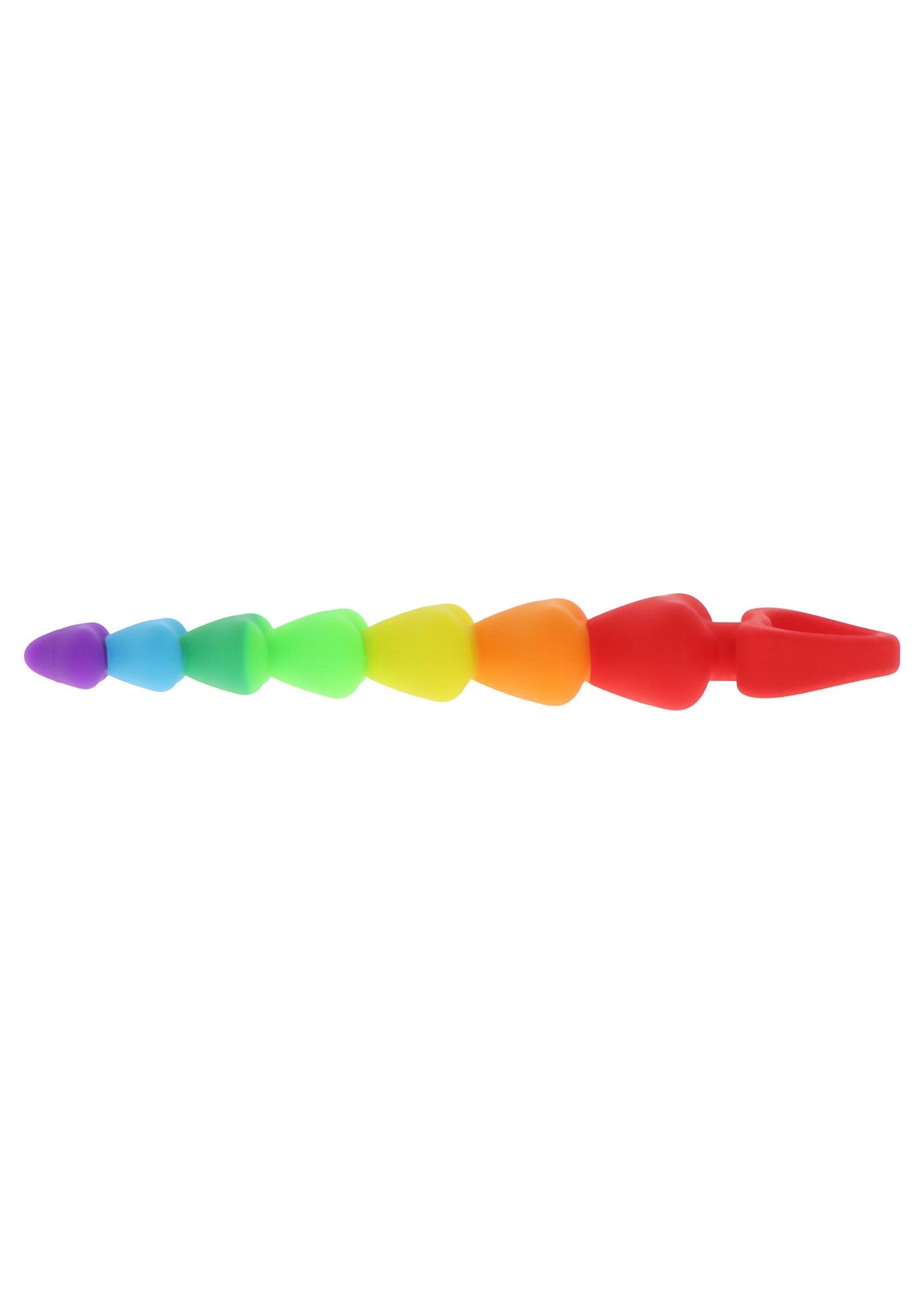 10276 toyjoy anal play rainbow heart beads