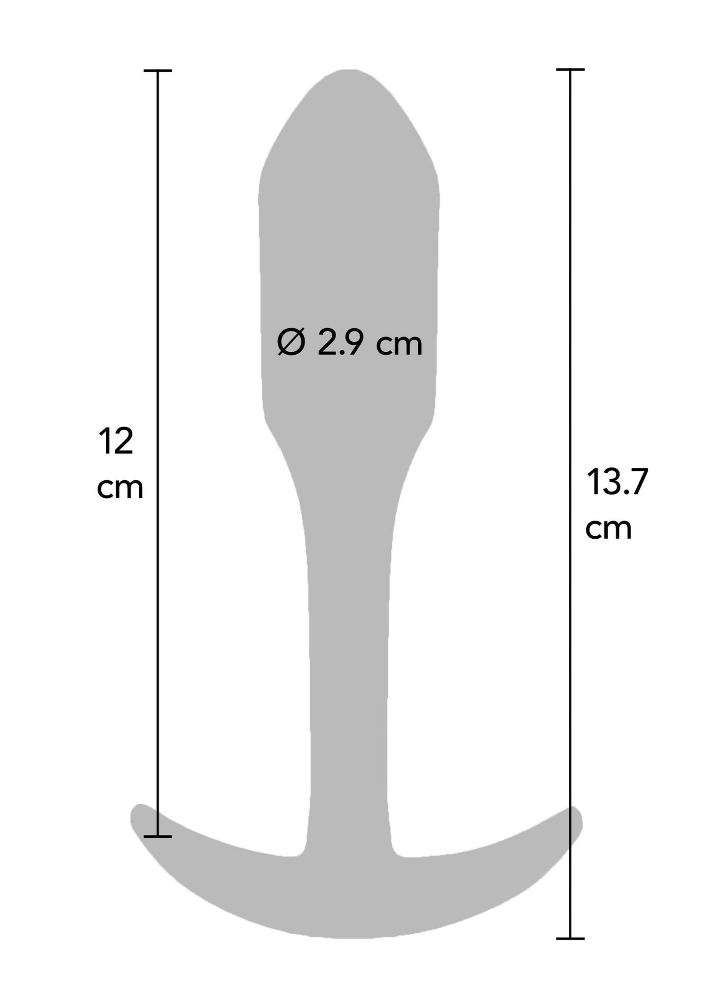 10590 toyjoy anal play smooth anal plug xlarge