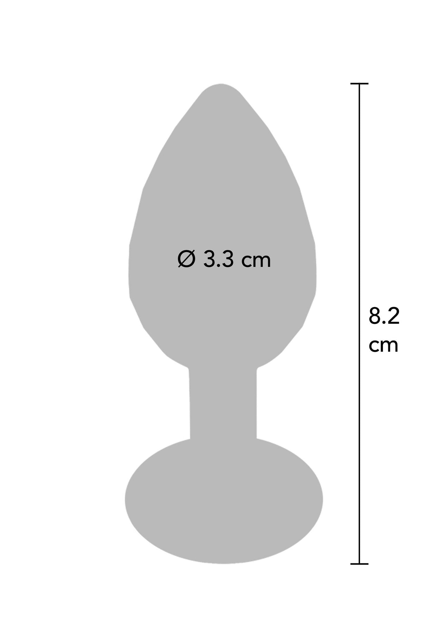10598 toyjoy anal play disco diamond plug medium