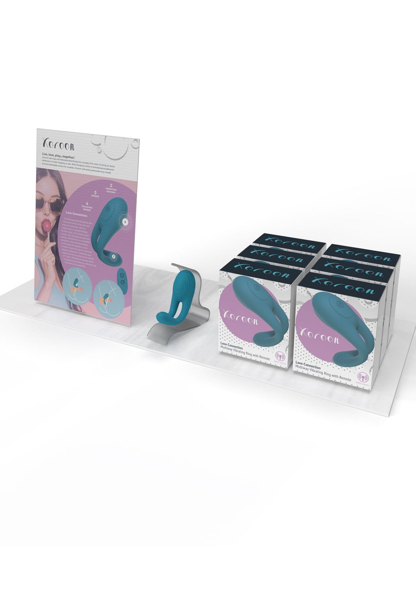 Retail Shelf Pack: Xocoon Love Connection Couples Ring