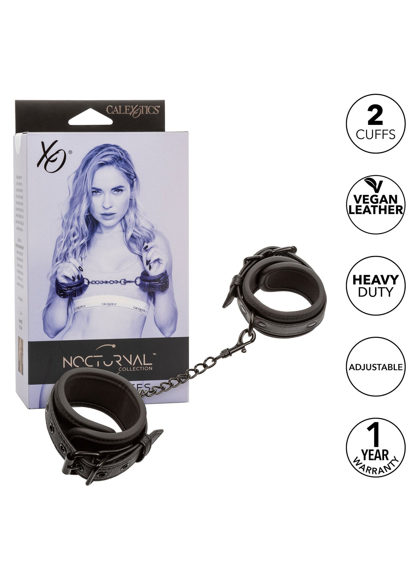11933 calexotics nocturnal nocturnal wrist cuffs