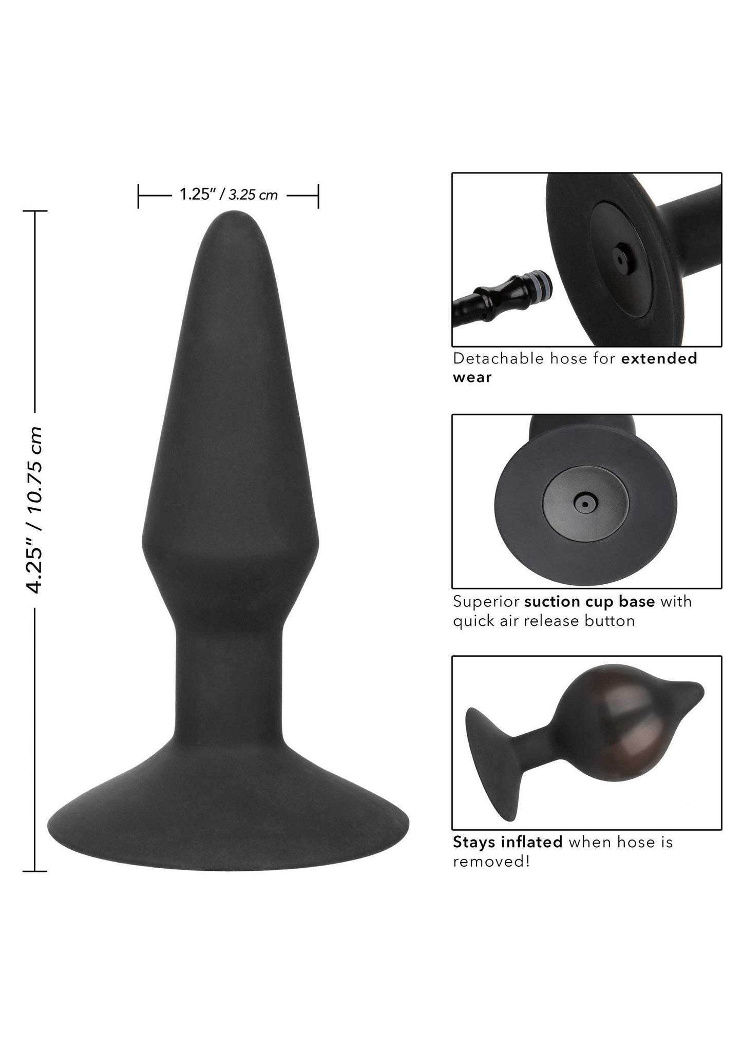 12031 calexotics anal medium inflatable plug