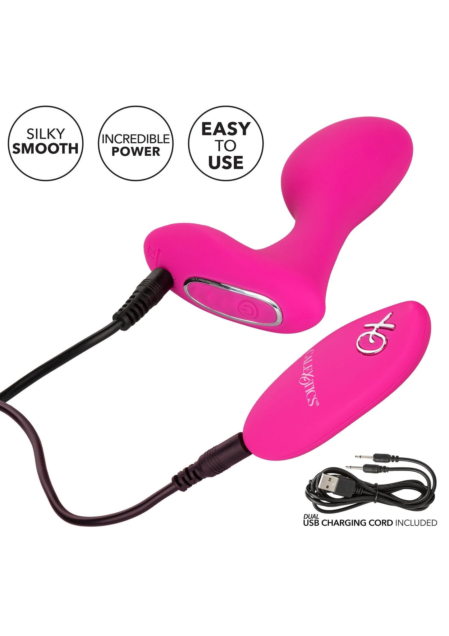 12048 calexotics remote controlled vibes silicone remote g spot arouser