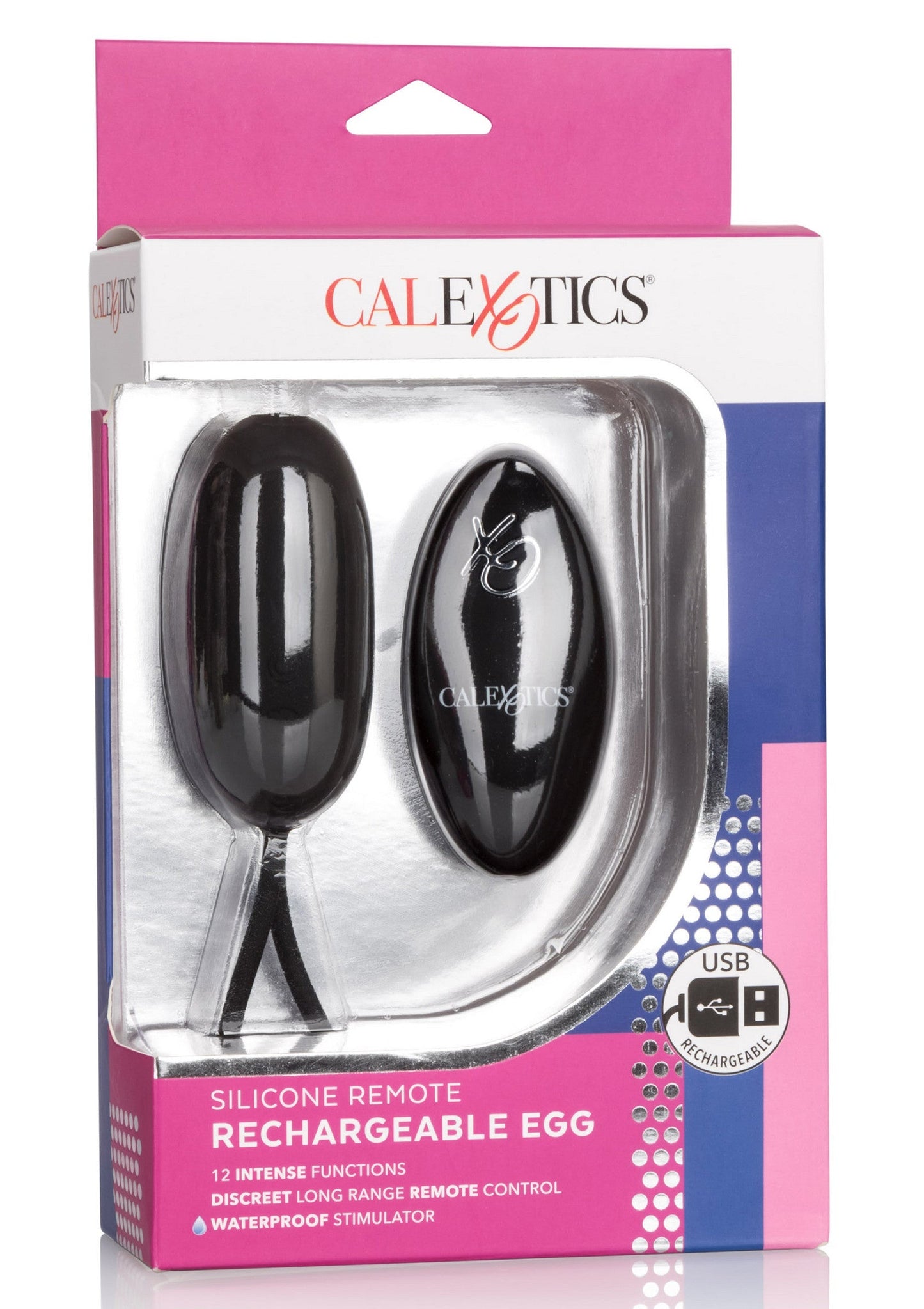 12062 calexotics remote controlled vibes remote rechargeable egg