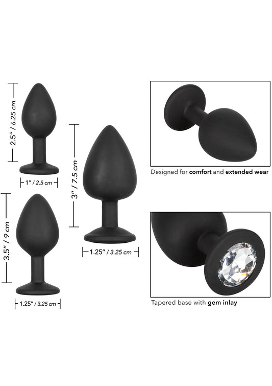 12108 calexotics anal silicone gem anal kit