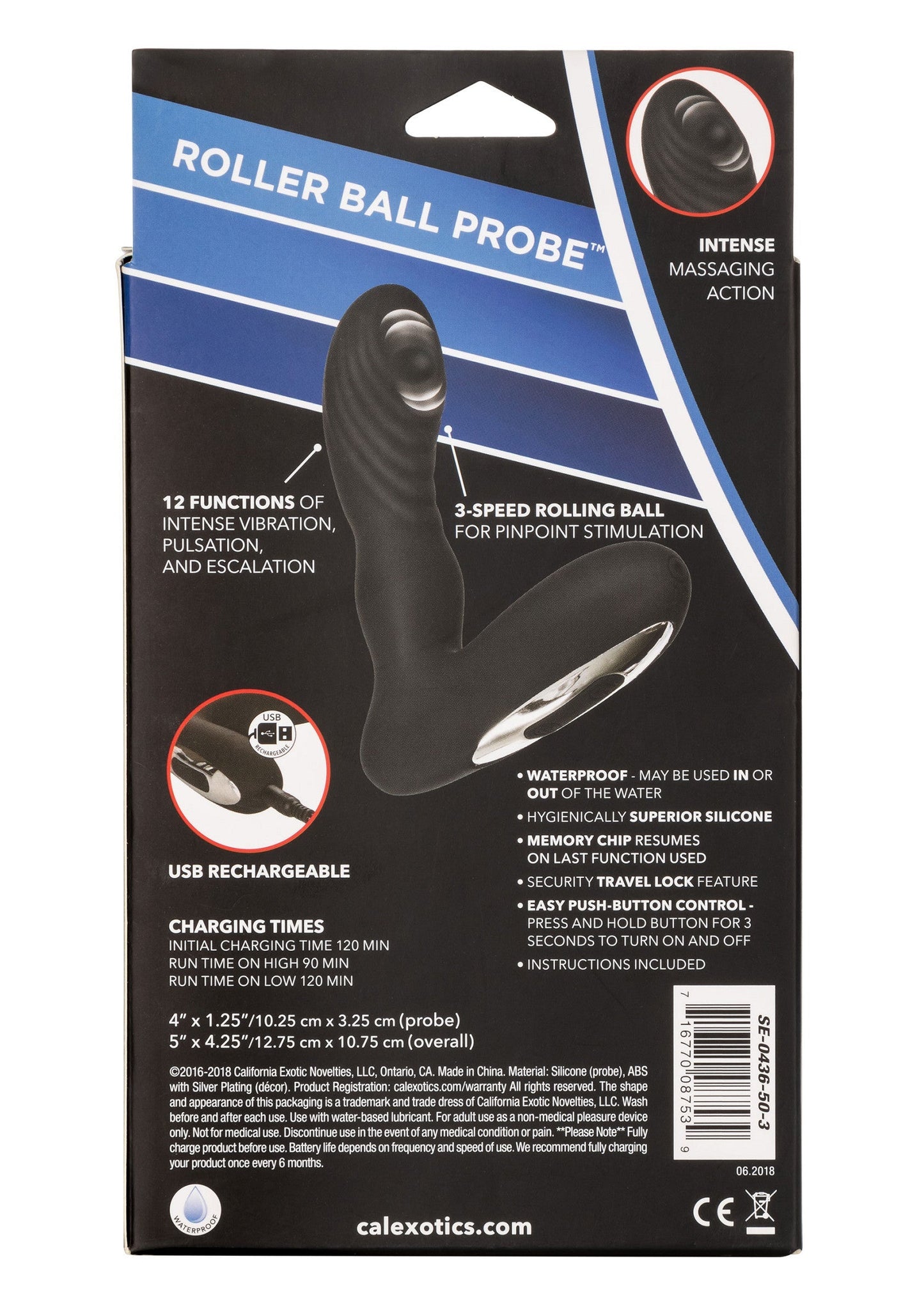 12133 calexotics eclipse eclipse roller ball probe