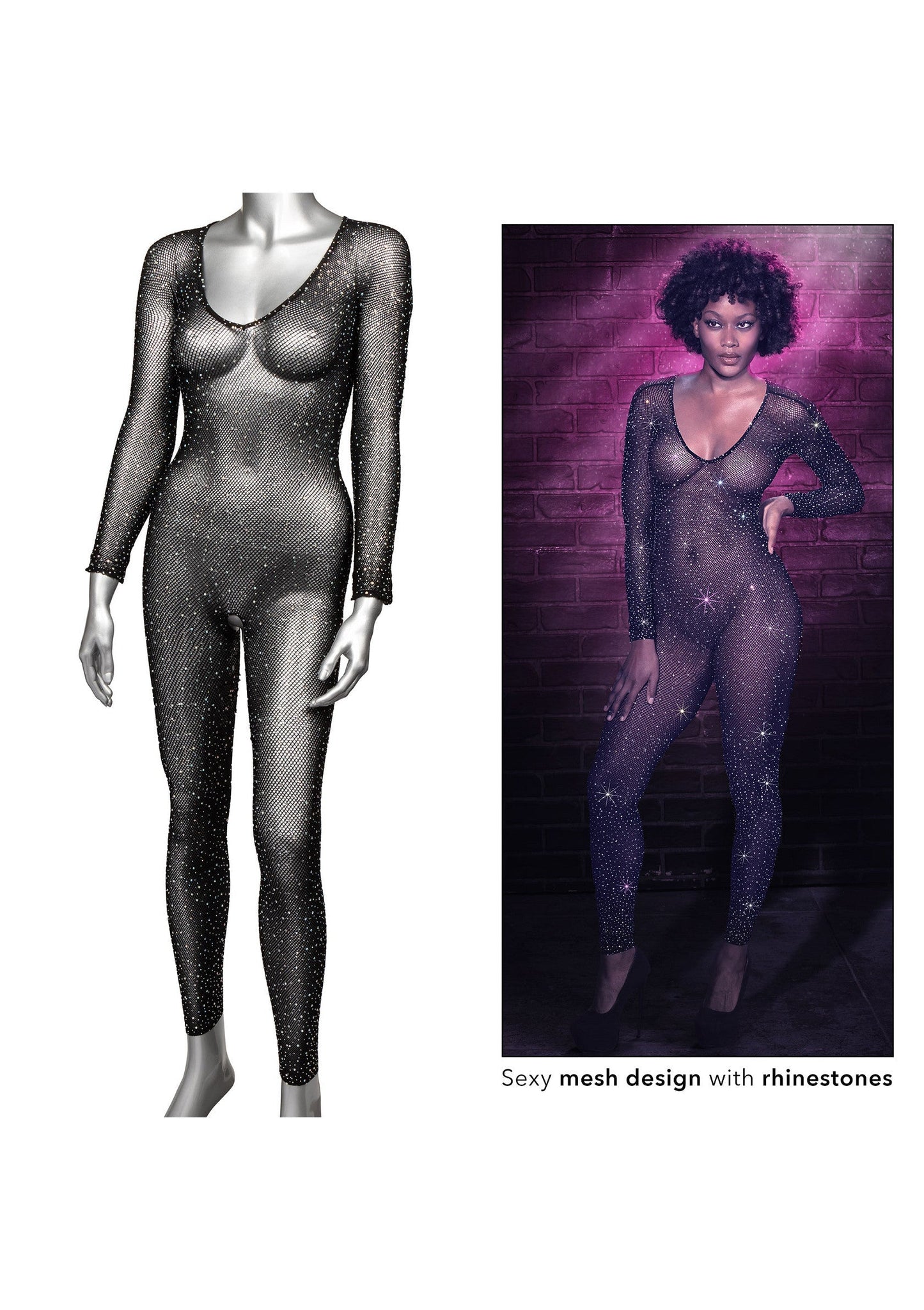 12271 calexotics radiance crotchless bodystocking