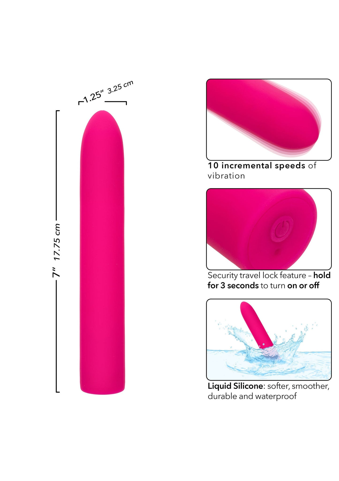12367 calexotics classic chic rechargeable chic standard