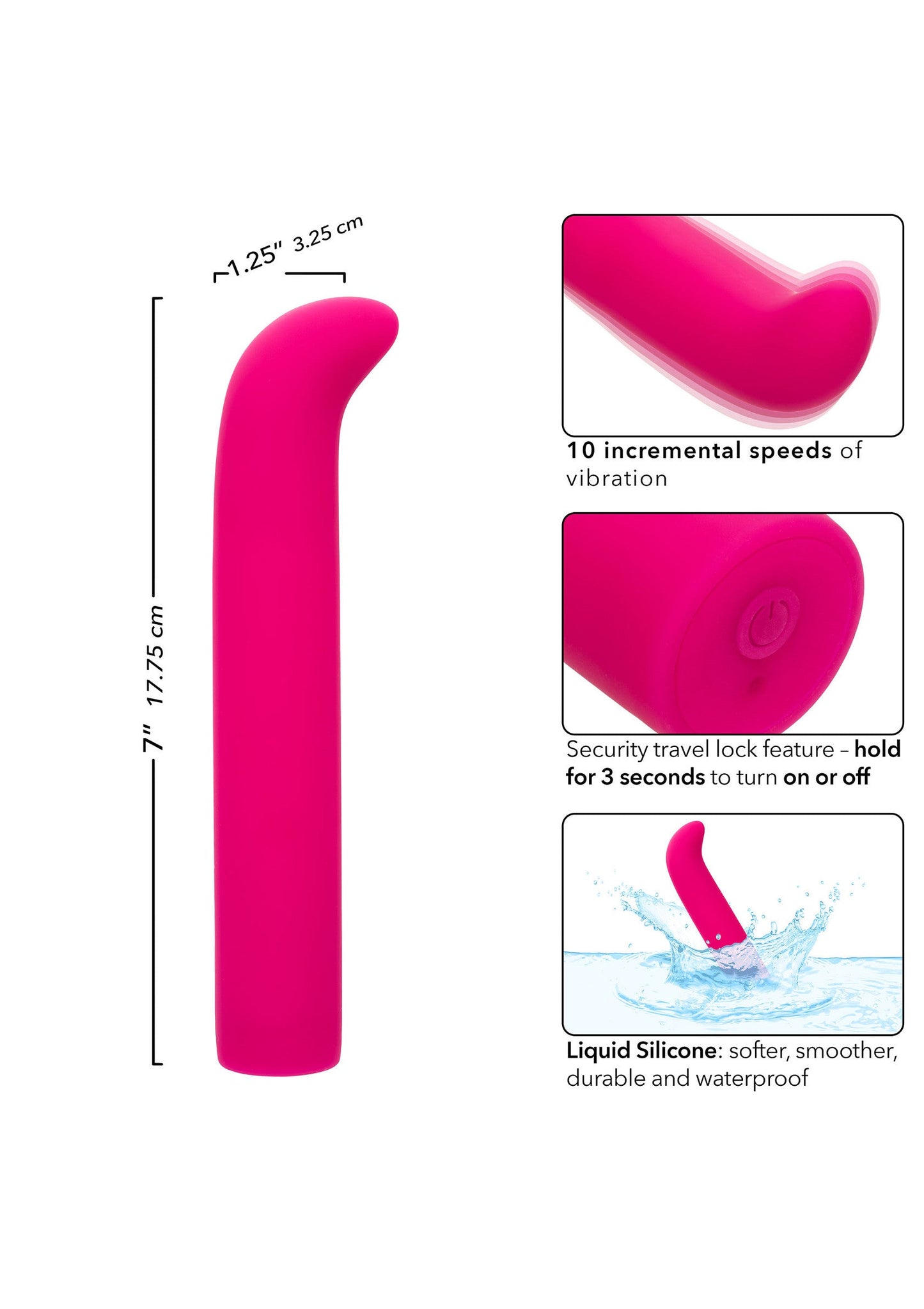 12368 calexotics classic chic rechargeable chic standard g