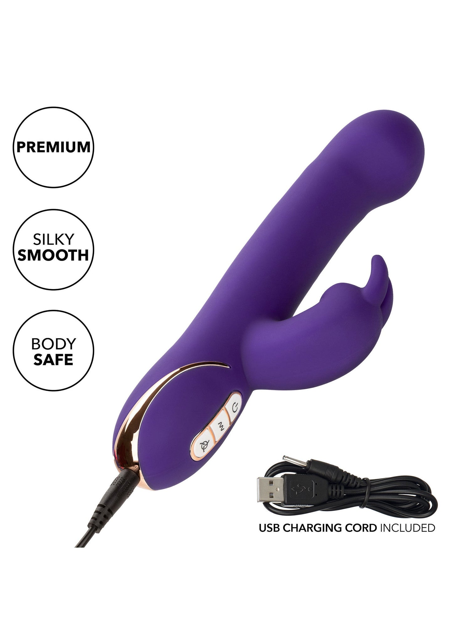 12431 calexotics jack rabbits signature silicone suction rabbit