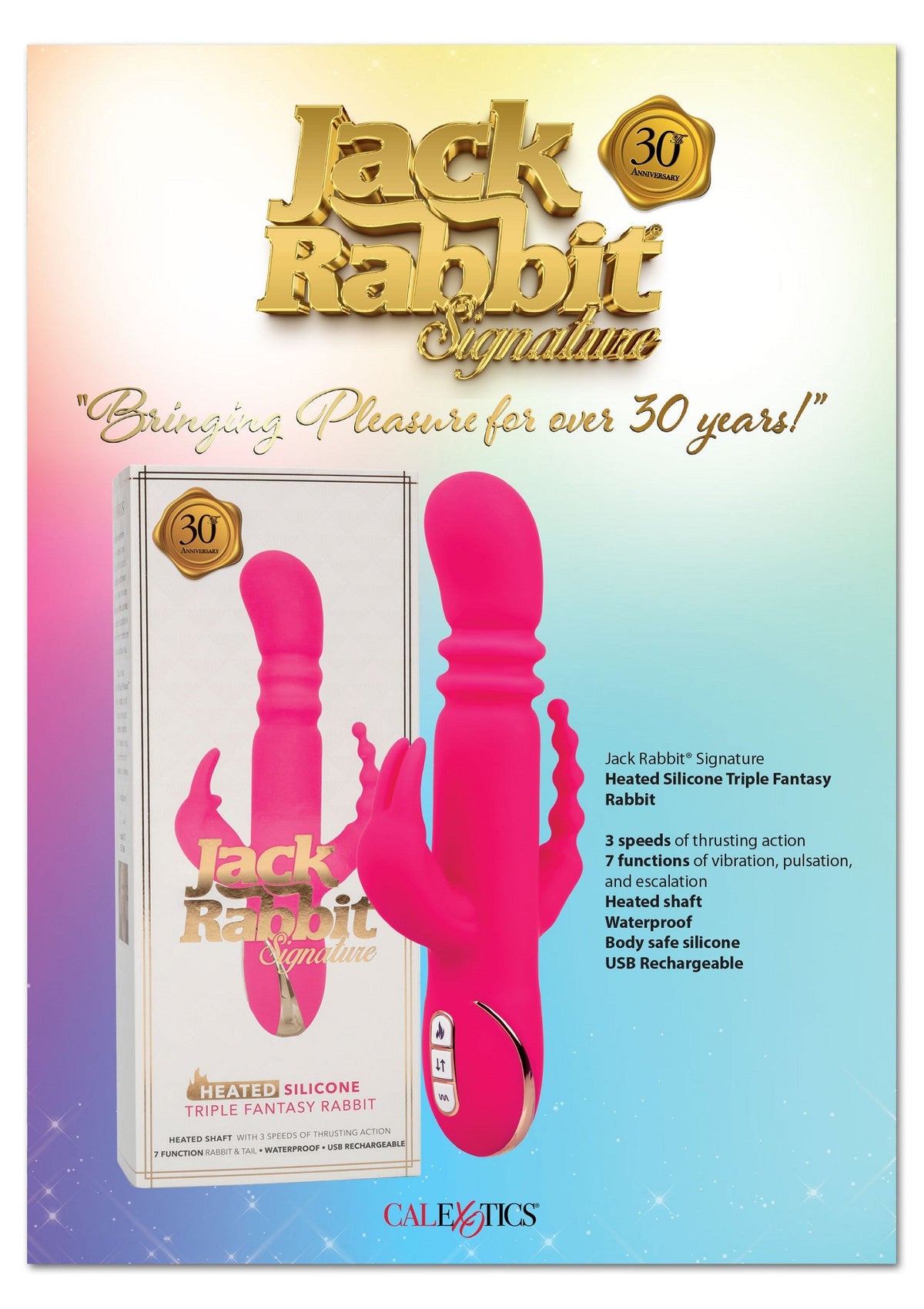 12432t calexotics jack rabbits signature calex jack rabbit triple pack