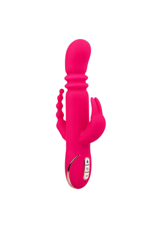 12432 calexotics jack rabbits signature heated silicone triple rabbit