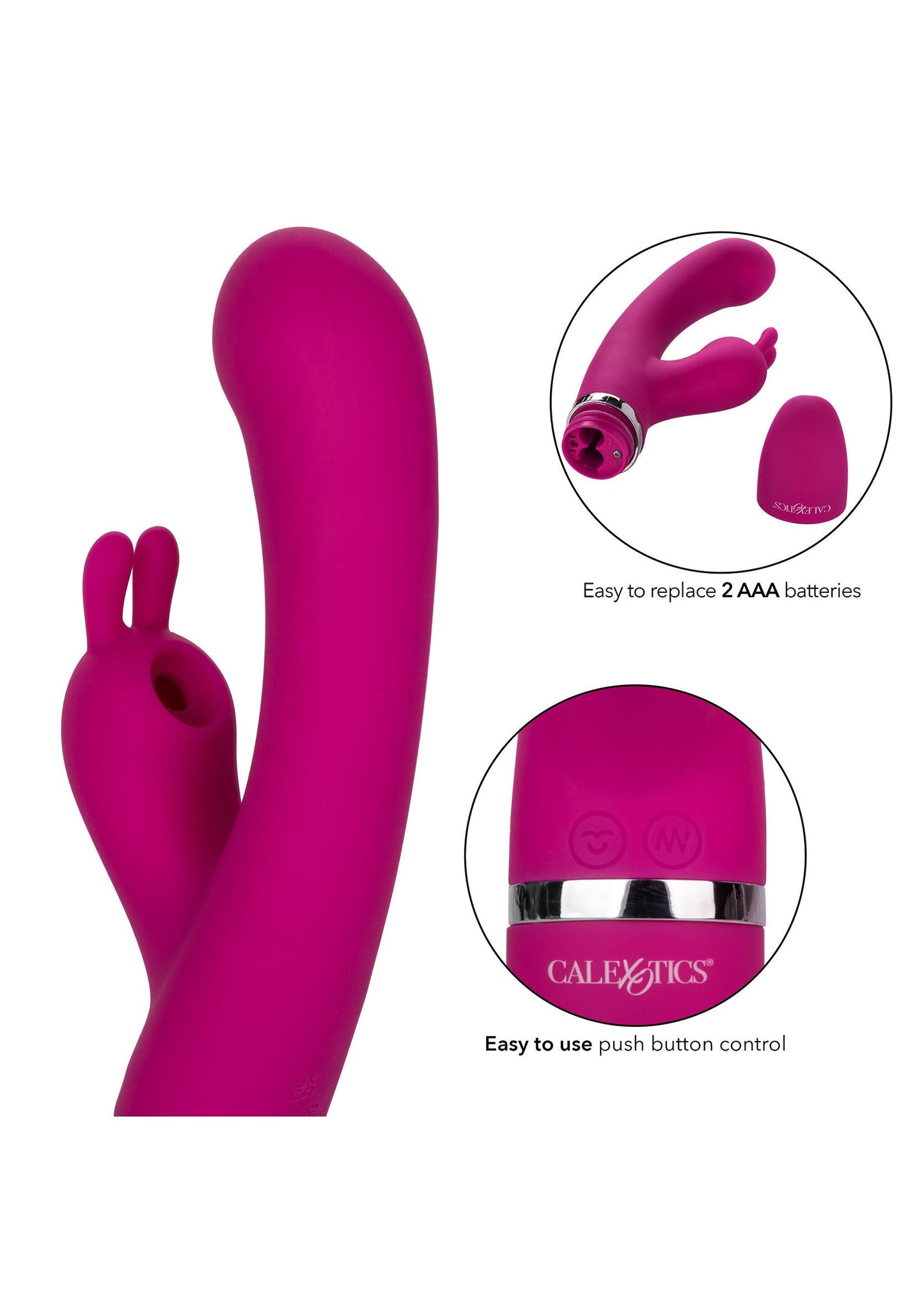 12514 calexotics personality vibes foreplay frenzy bunny kisser