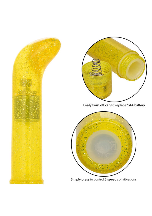 12516 calexotics personality vibes sparkle mini g vibrator