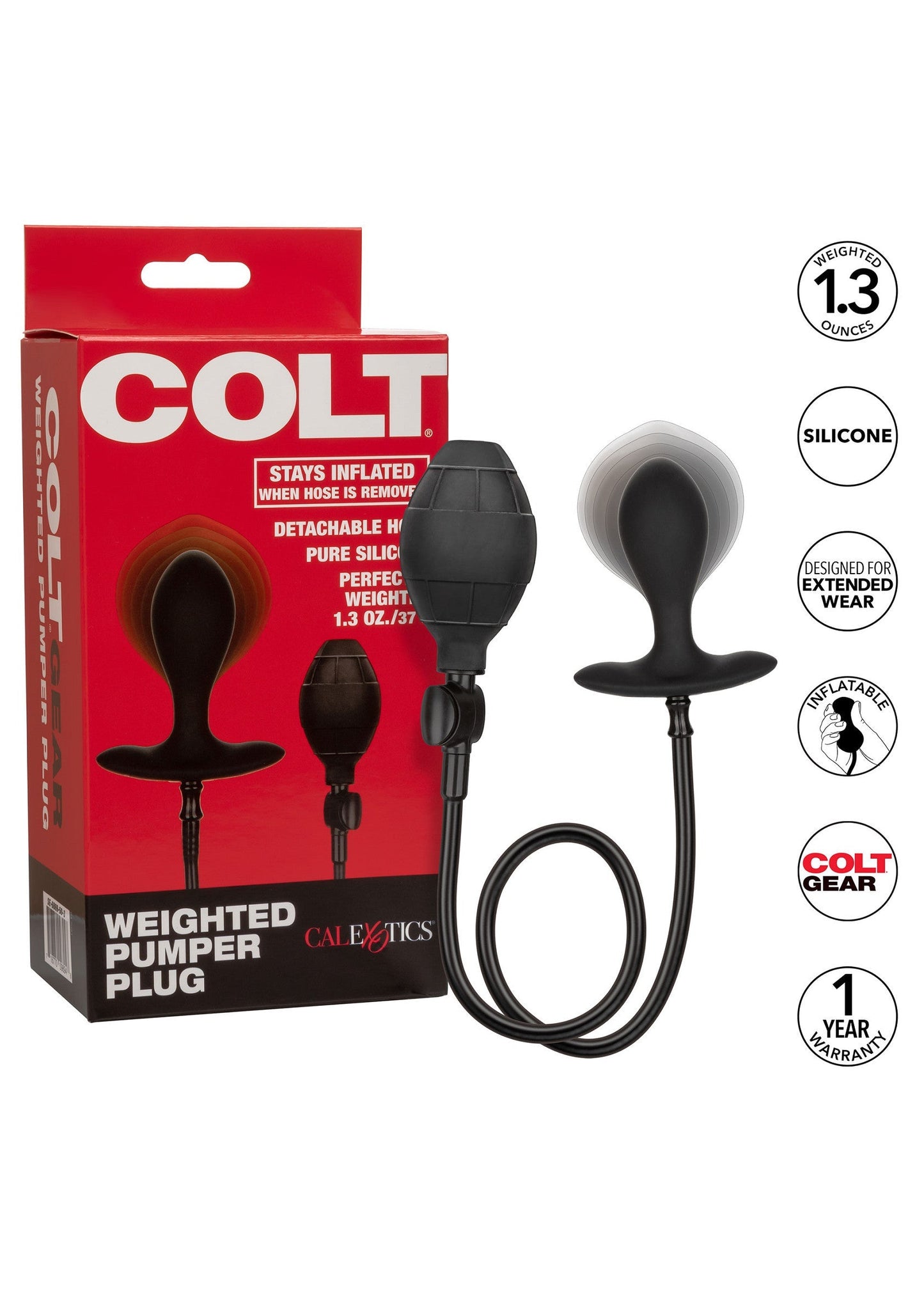 12616 calexotics colt gear colt weighted pumper plug