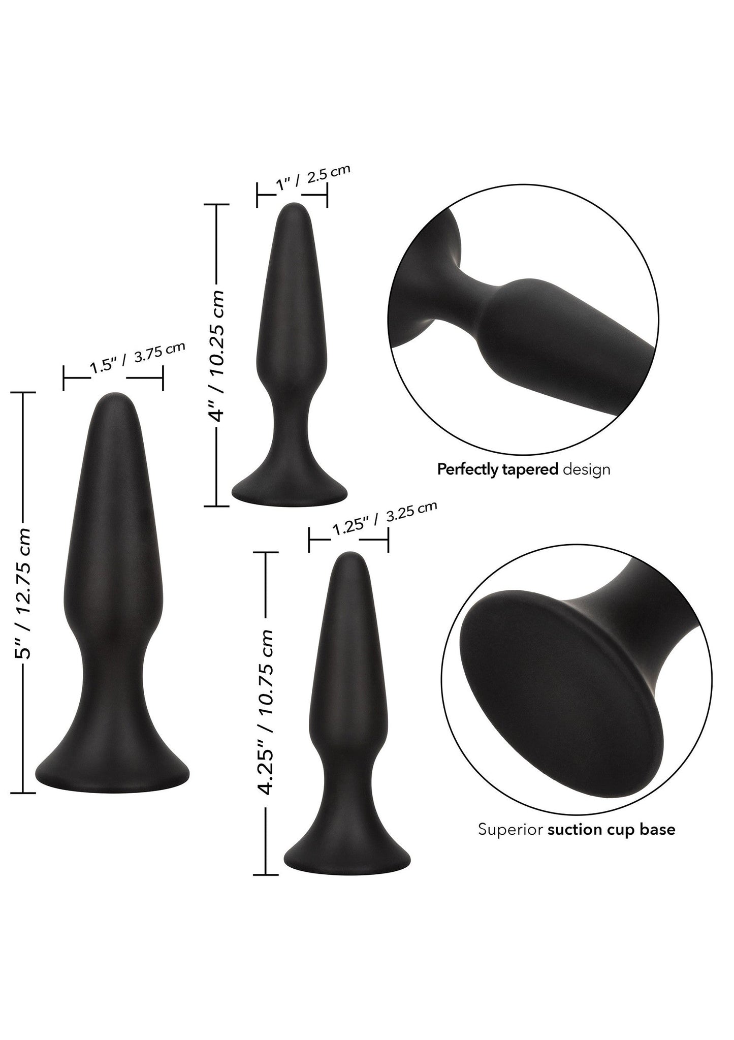 12617 calexotics colt gear colt silicone anal trainer kit