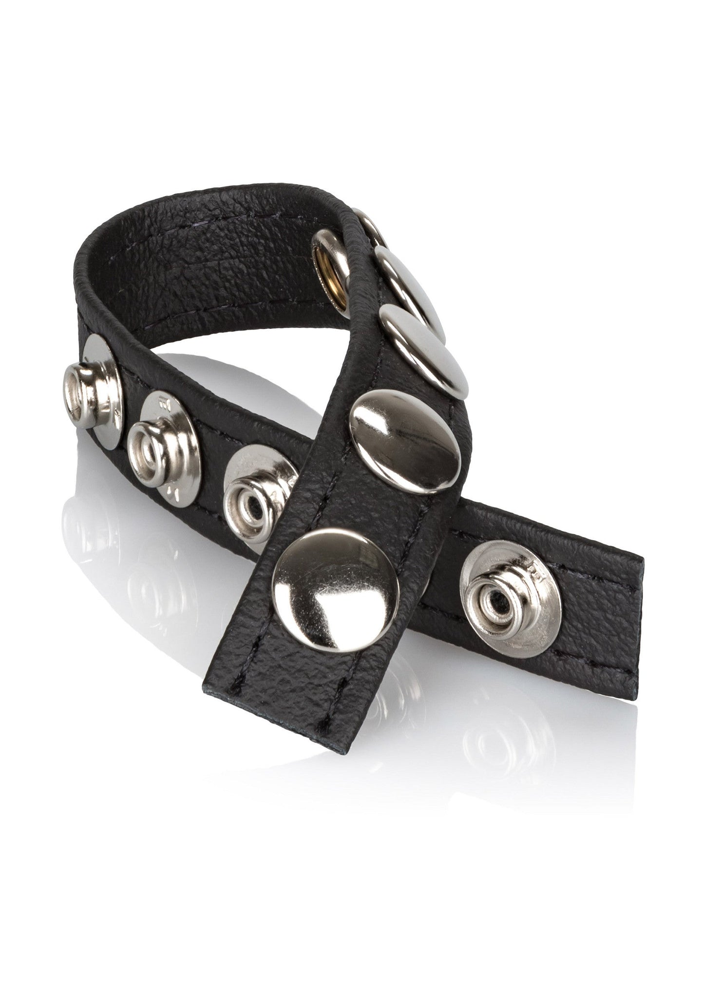 12690 calexotics rings leather multi snap ring