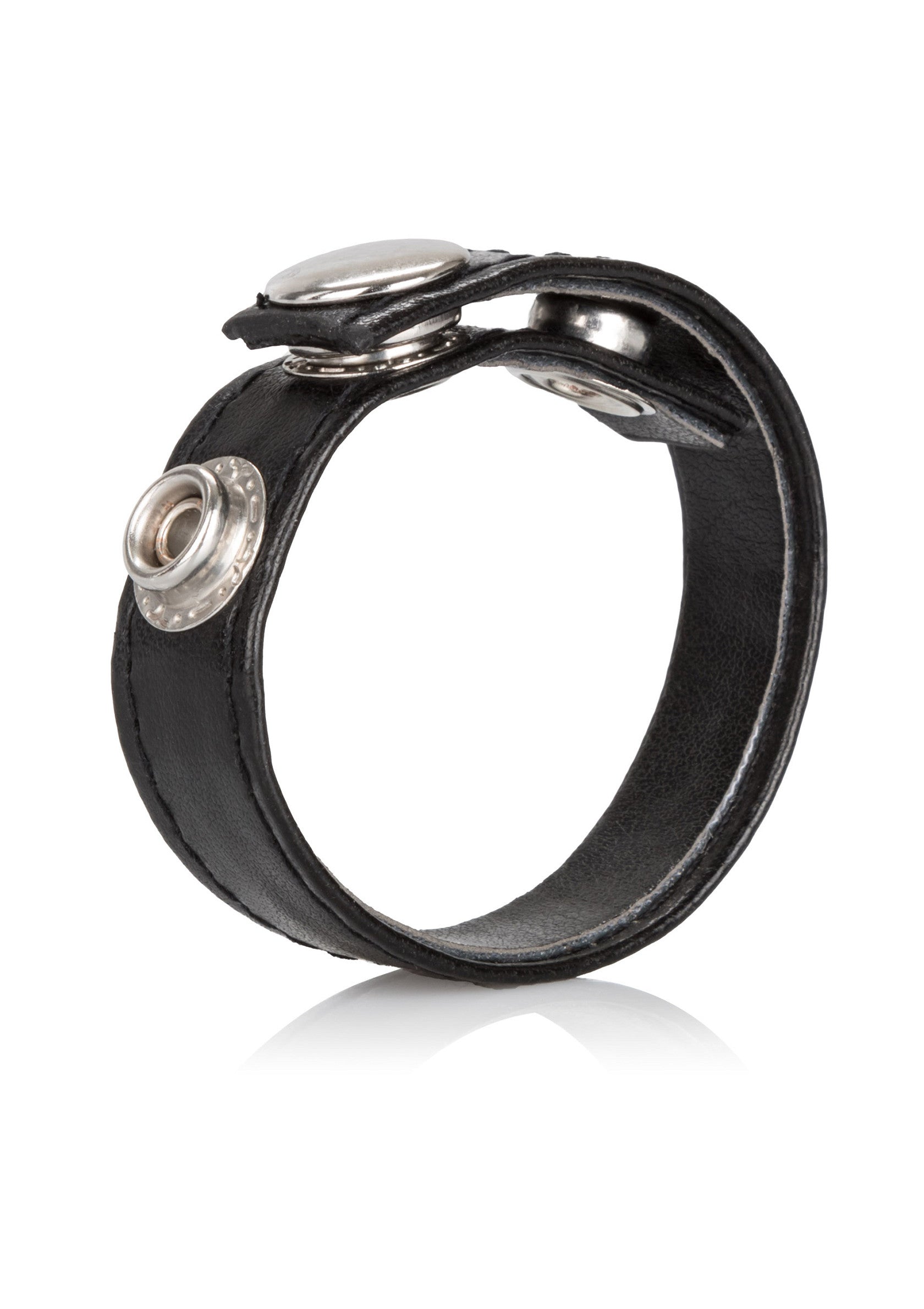 12712 calexotics rings leather 3 snap ring