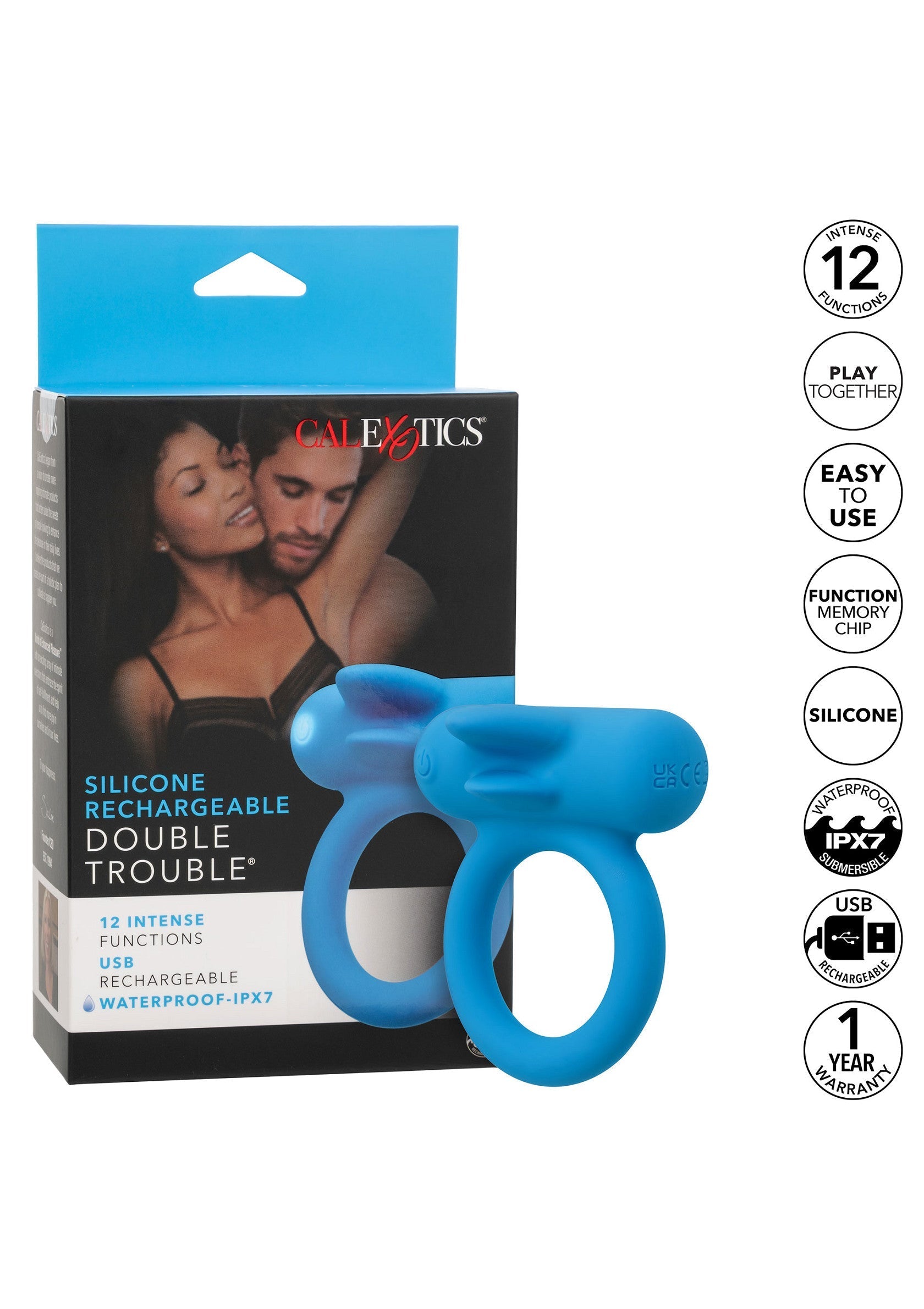 12835 calexotics couples enhancers rechargeable double trouble