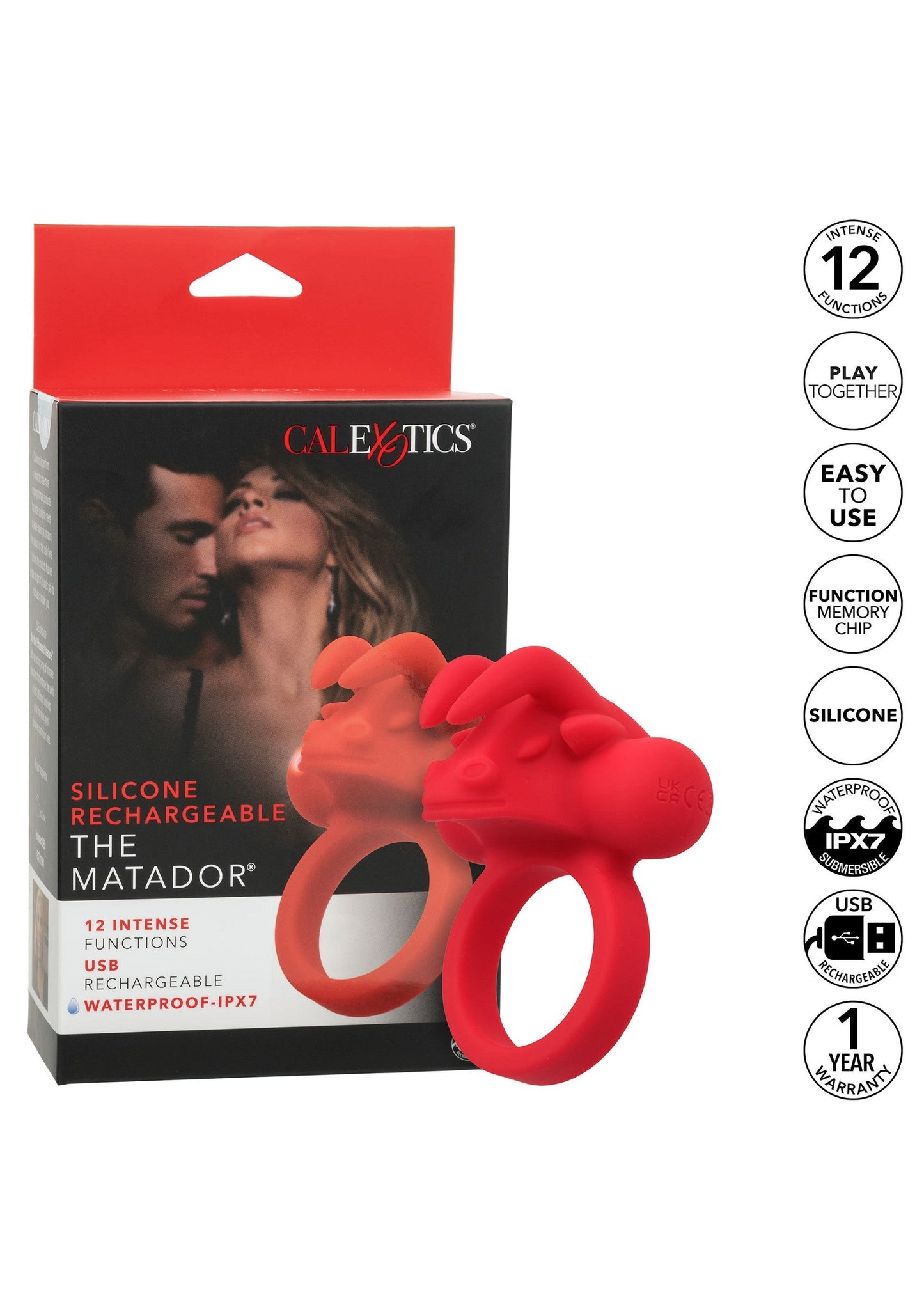 12836 calexotics couples enhancers rechargeable the matador