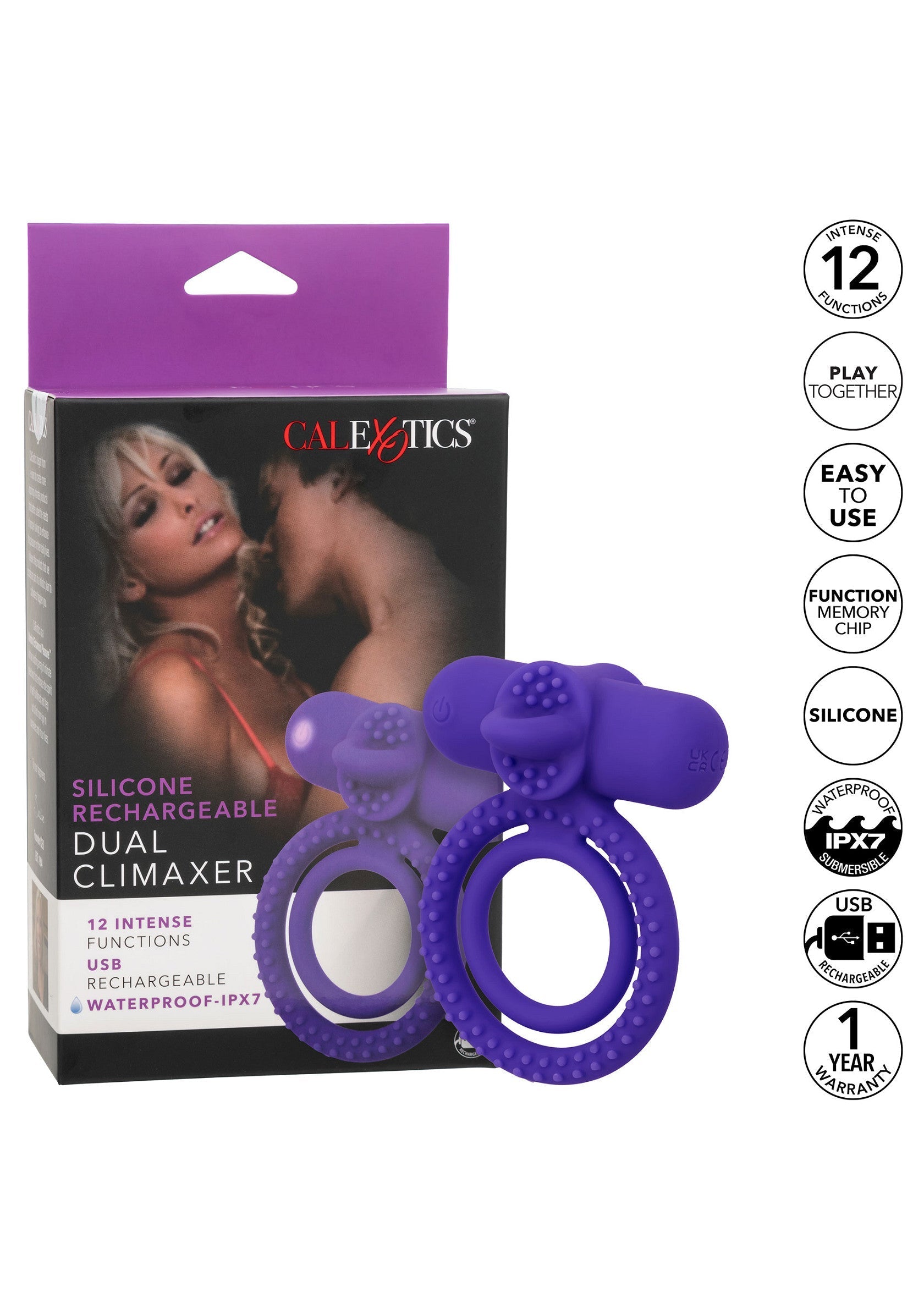12837 calexotics couples enhancers rechargeable dual climaxer