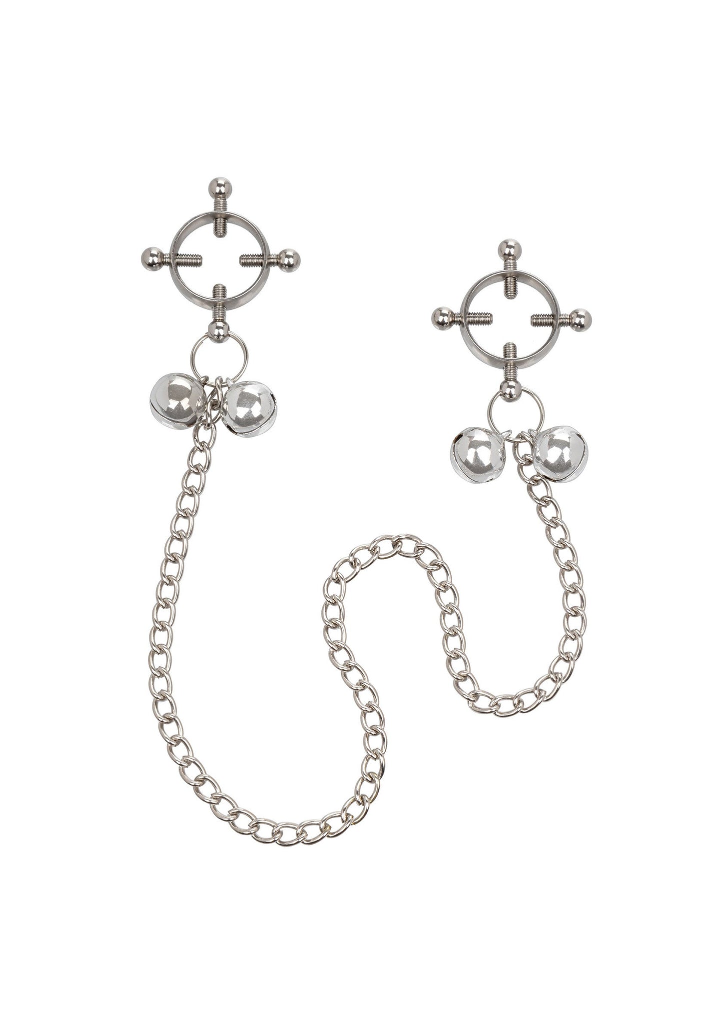 12918 calexotics nipple play 4 point nipple press w bells