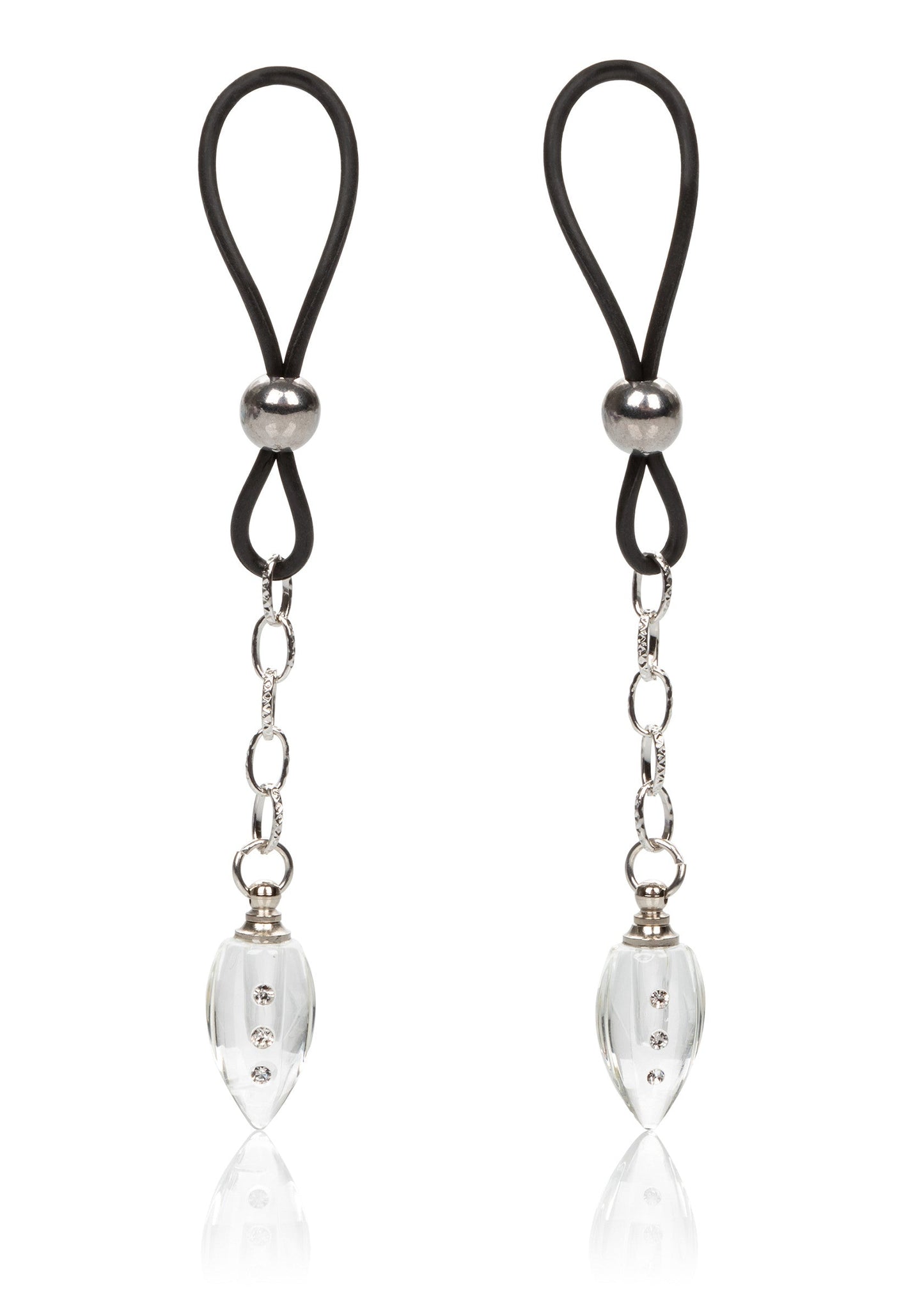 12952 calexotics nipple play nipple jewel crystal teardrop
