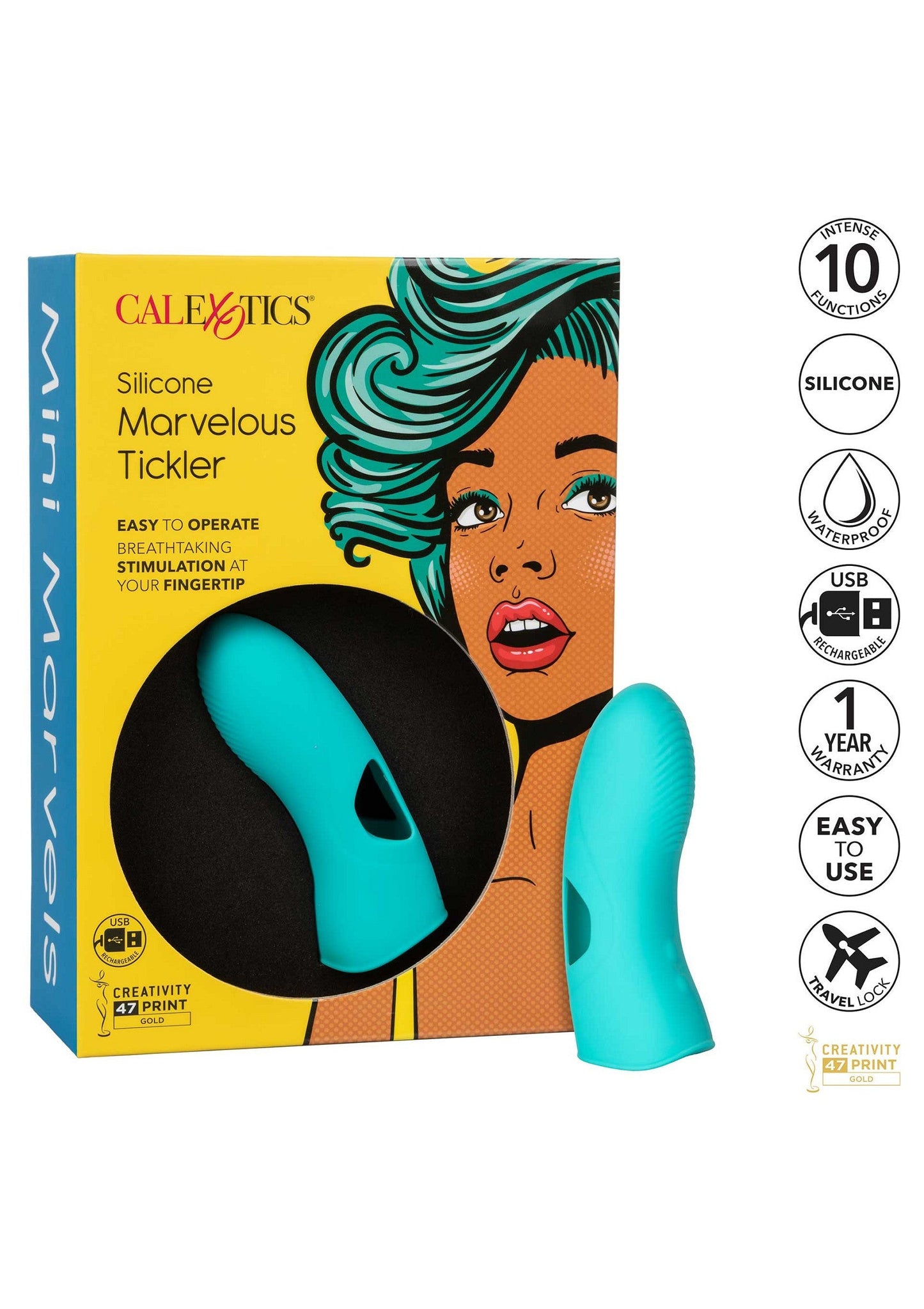 13099 calexotics mini marvels silicone marvelous tickler