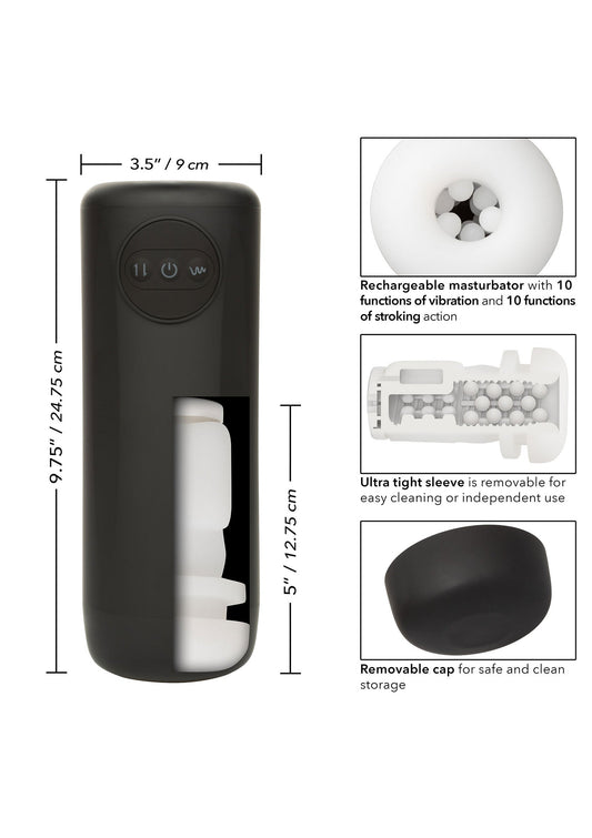13386 calexotics optimum power vibrating thrusting stroker