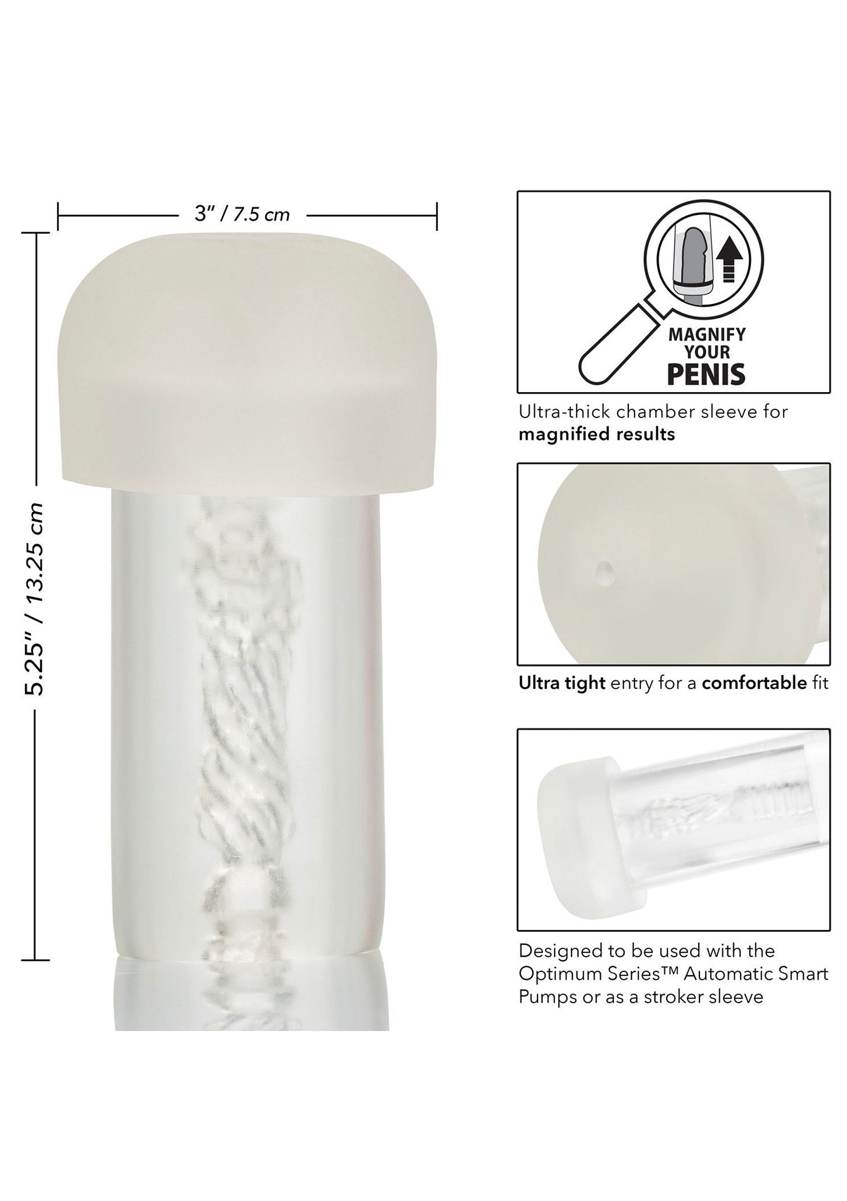 13393 calexotics optimum series automatic smart pump sleeve