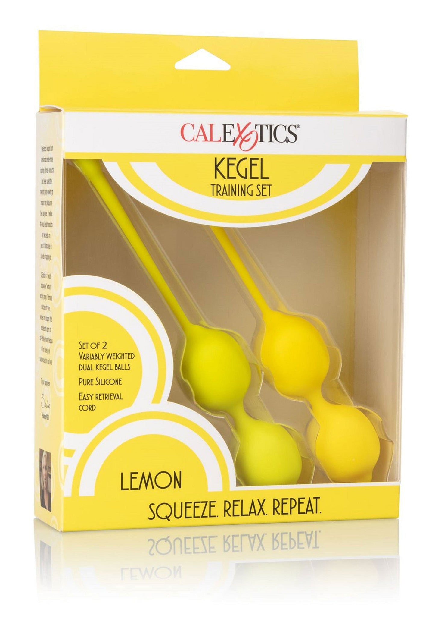 13476 calexotics kegel exercisers kegel training set lemon
