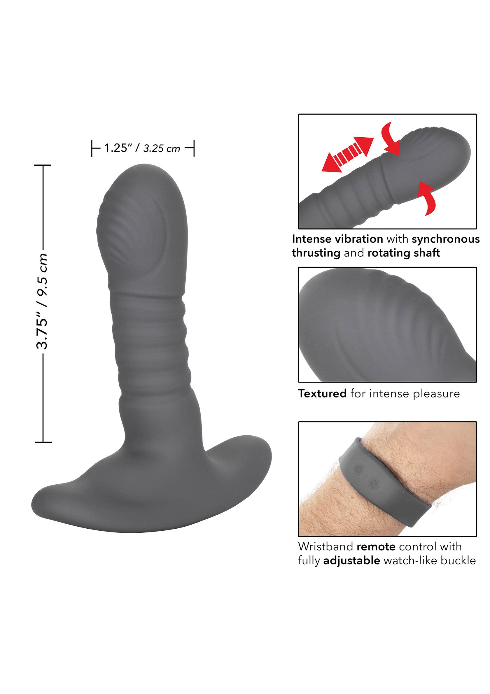 13568 calexotics eclipse wristband remote rotator probe