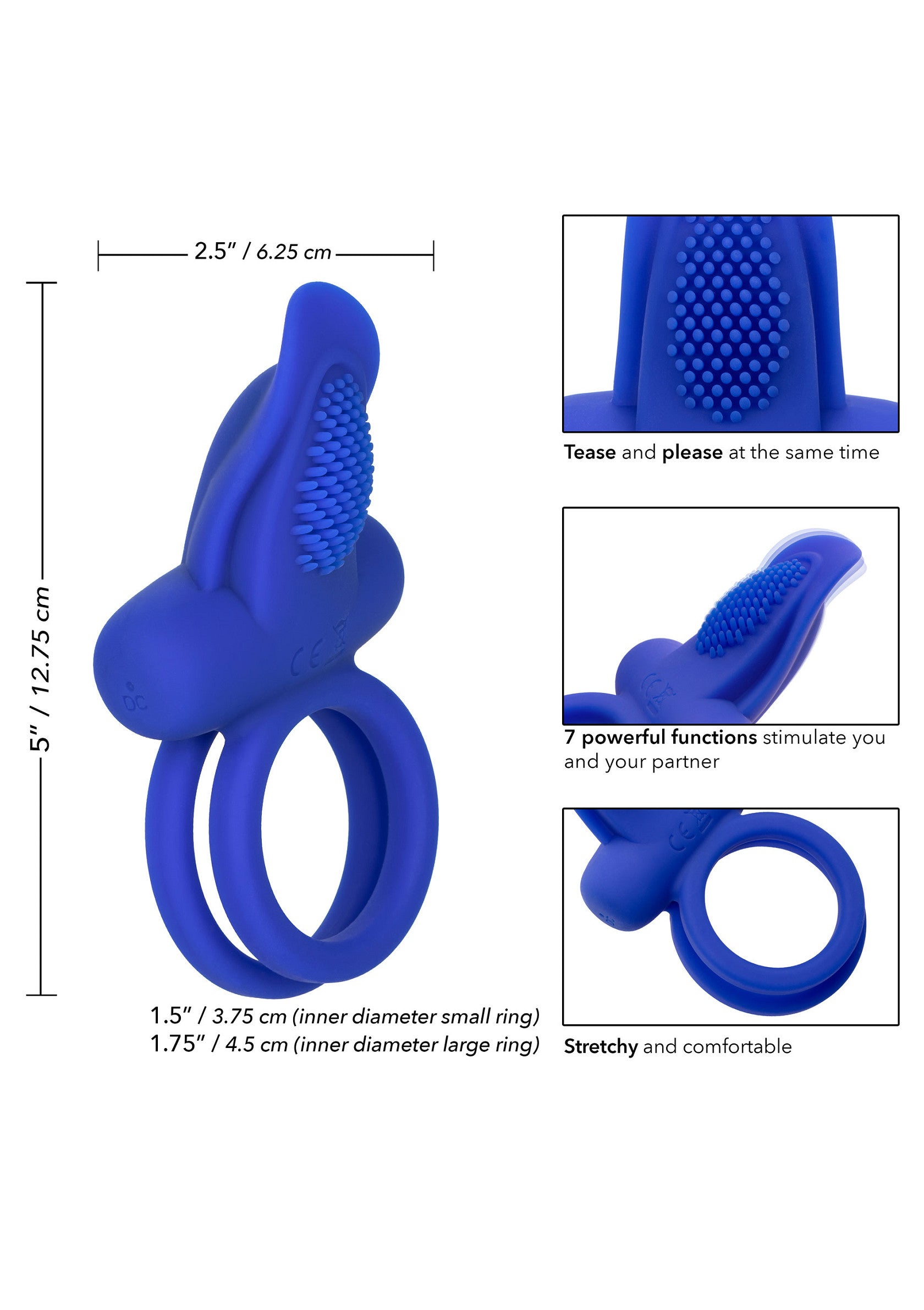13676 calexotics couples enhancers dual pleaser enhancer recharge