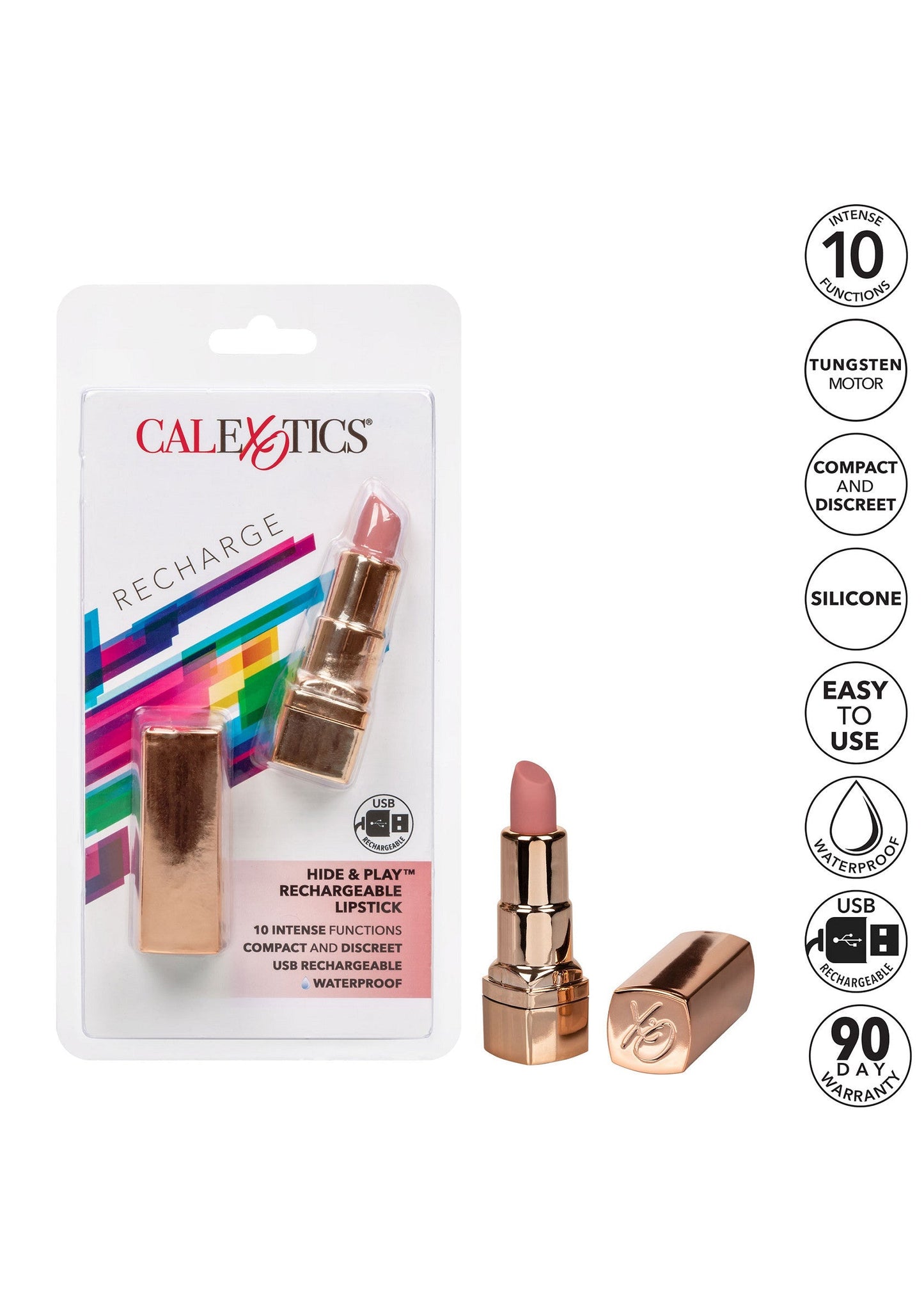 14019 calexotics bullets hide play lipstick recharge