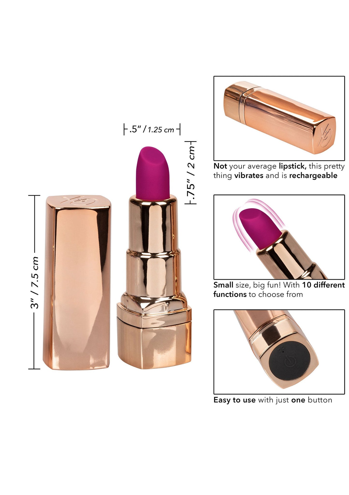 14019 calexotics bullets hide play lipstick recharge