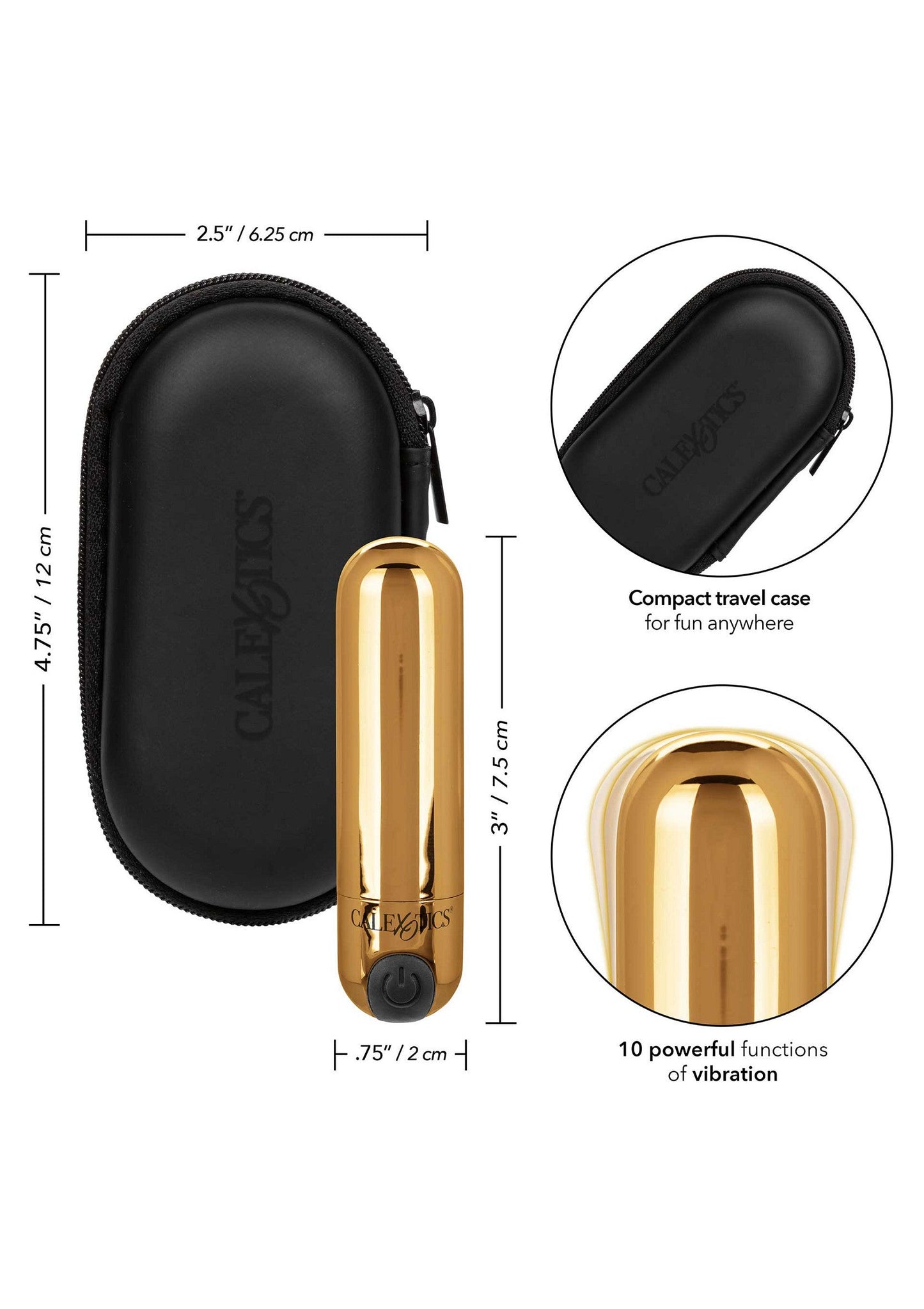 14020 calexotics bullets rechargeable hideaway bullet