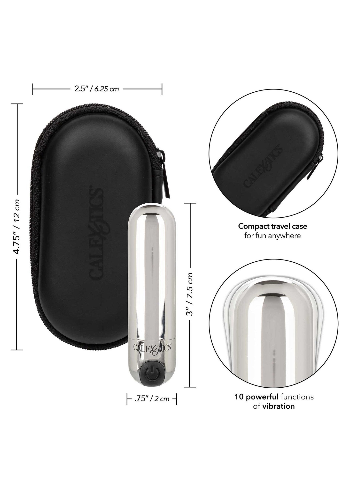 14020 calexotics bullets rechargeable hideaway bullet