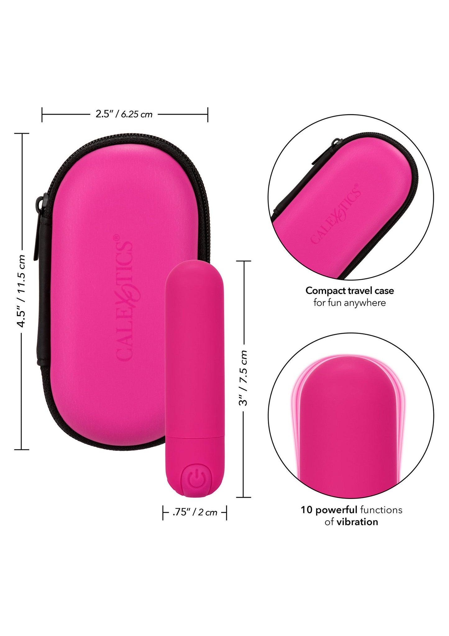 14021 calexotics bullets rechargeable hideaway bullet