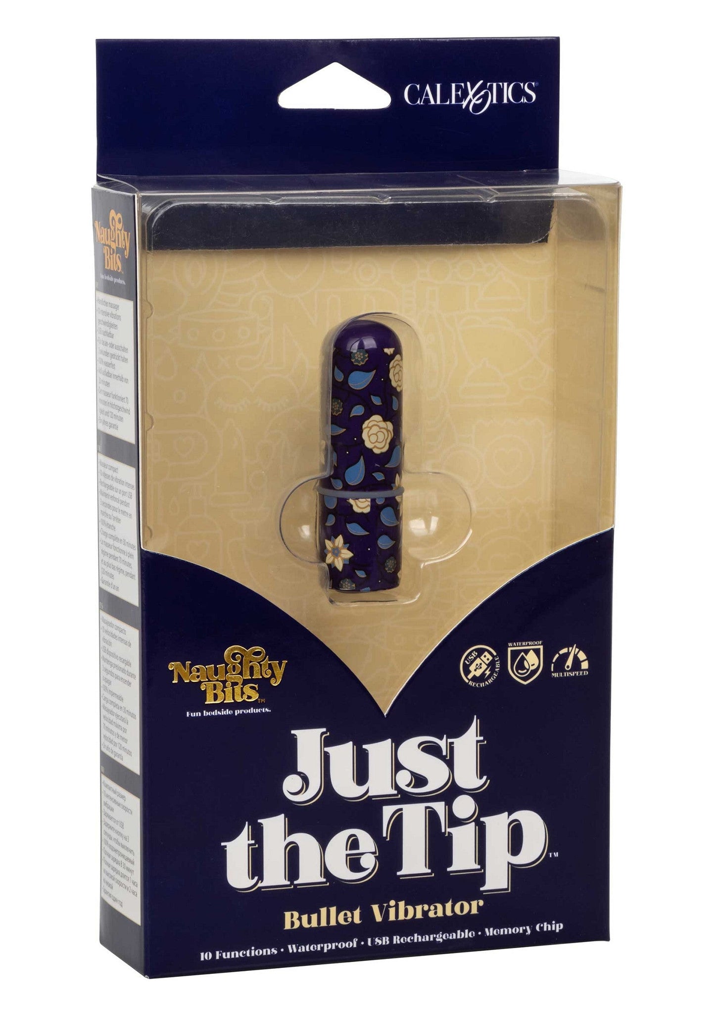 14178 calexotics naughty bits just the tip bullet vibrator