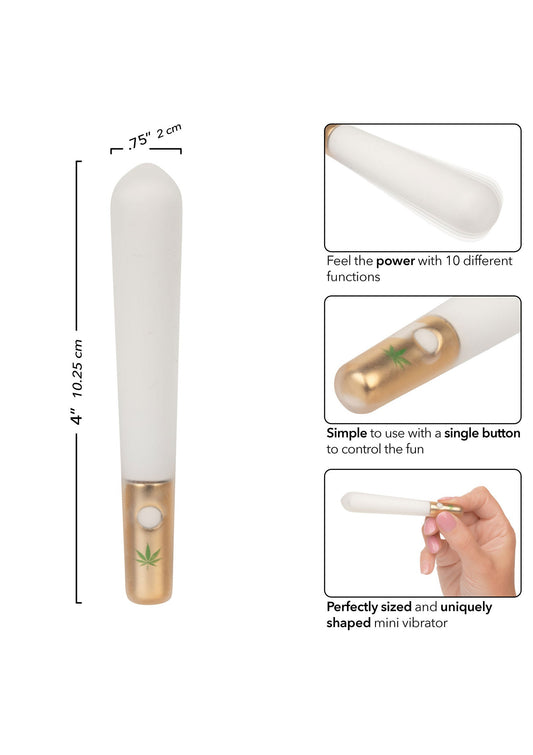 14185 calexotics naughty bits smoke show mini joint vibrator